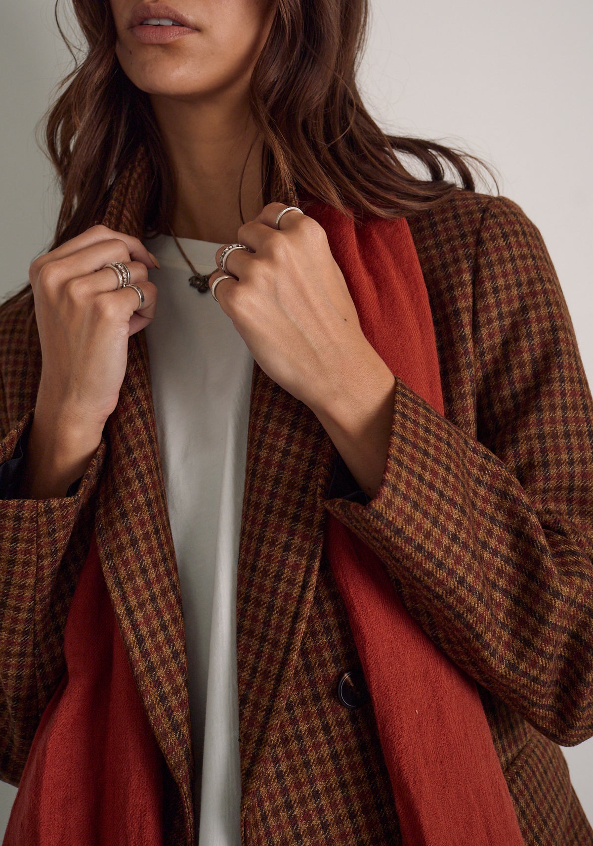 Blazer M Madisson Lana Cuadros Terracota-3