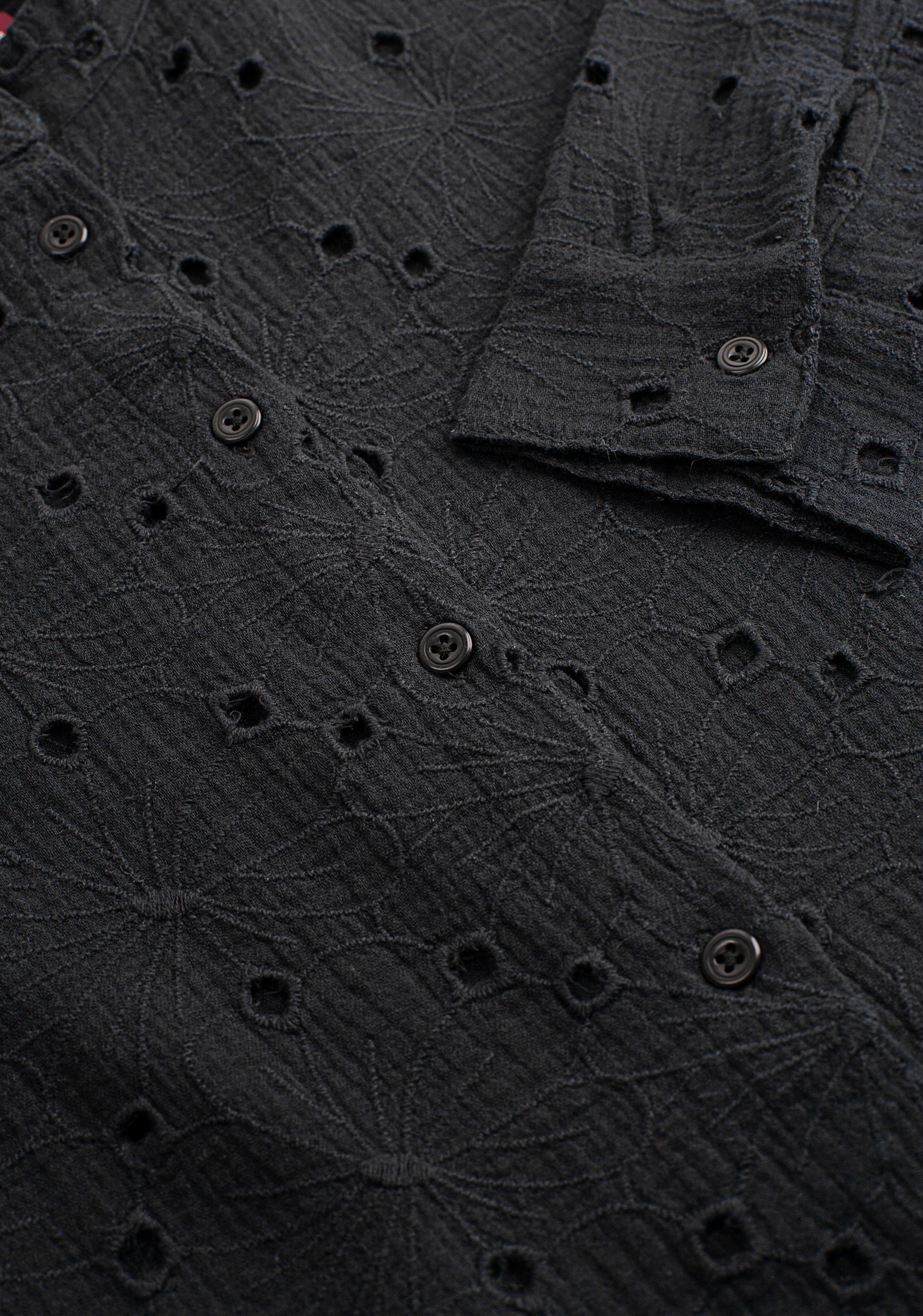 Blusa Cuello Red. Negra Enc