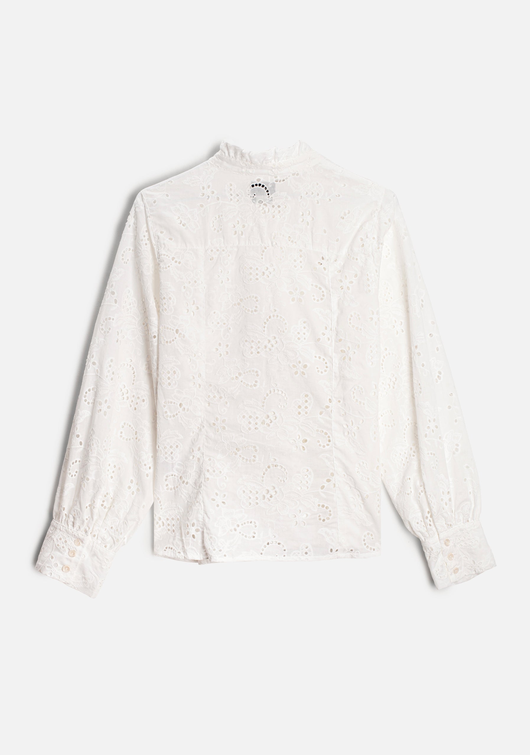 Blusa M Emily Alg Ojalillo Blanco V1