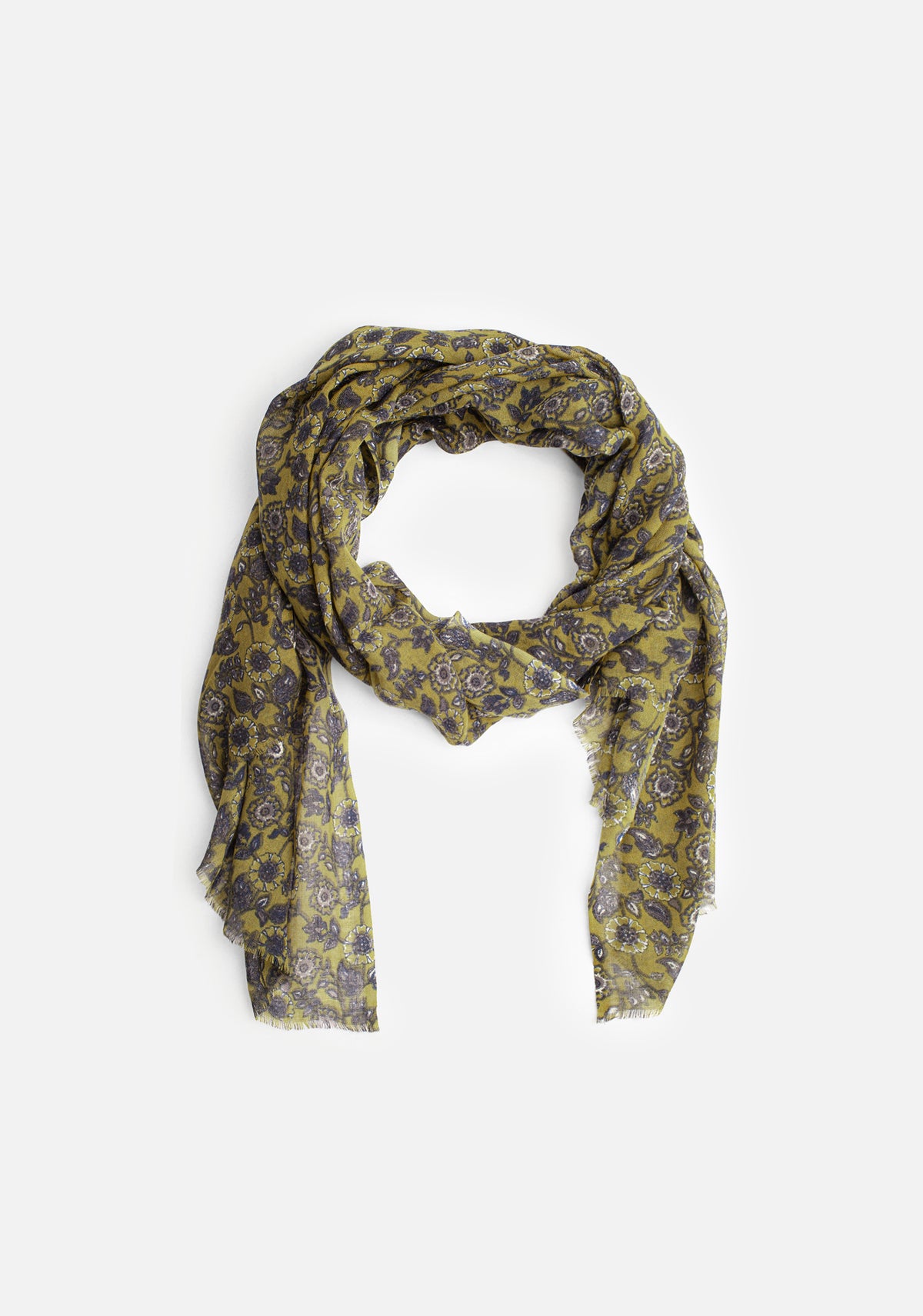 Bufanda U Jaipur Flo. Verde