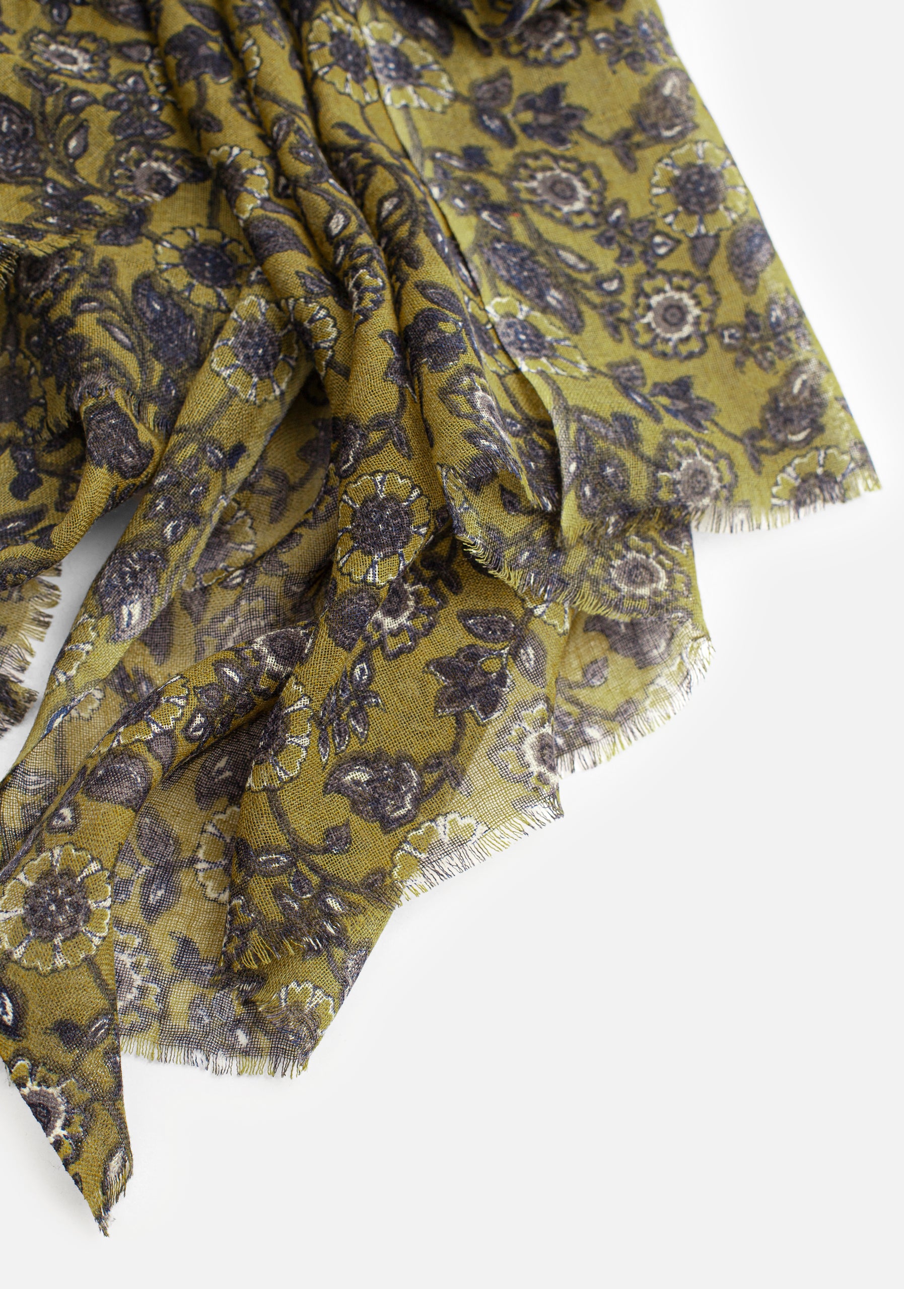 Bufanda U Jaipur Flo. Verde-2