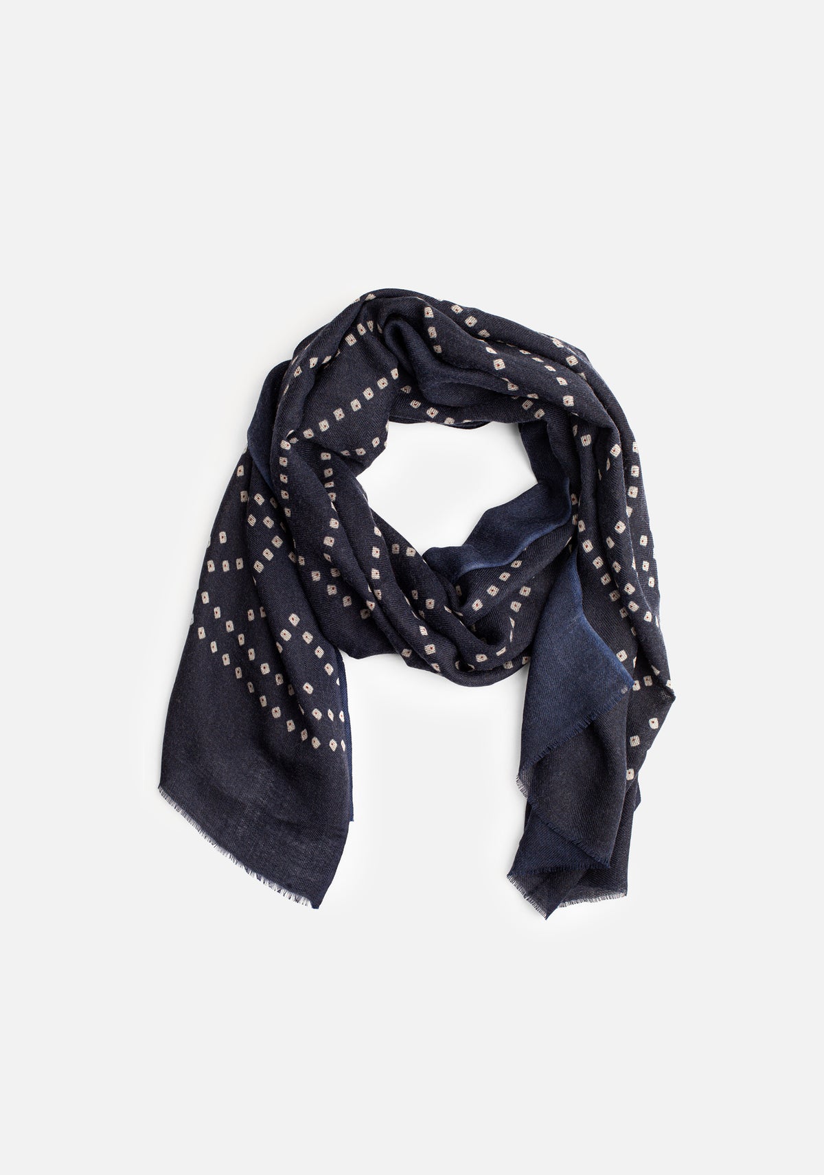 Bufanda U Jaipur Lun. Azul-Blanco