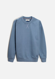 Buzo H Crew Neck Unicolor Azul Claro