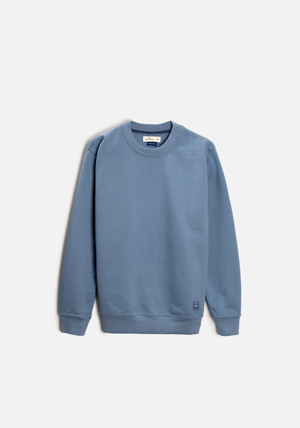 Buzo H Crew Neck Unicolor Azul Claro