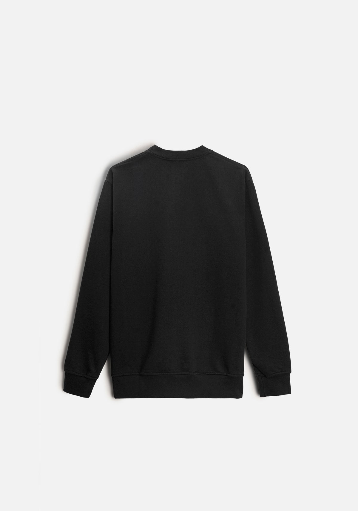 Buzo H Crew Neck Unicolor Negro