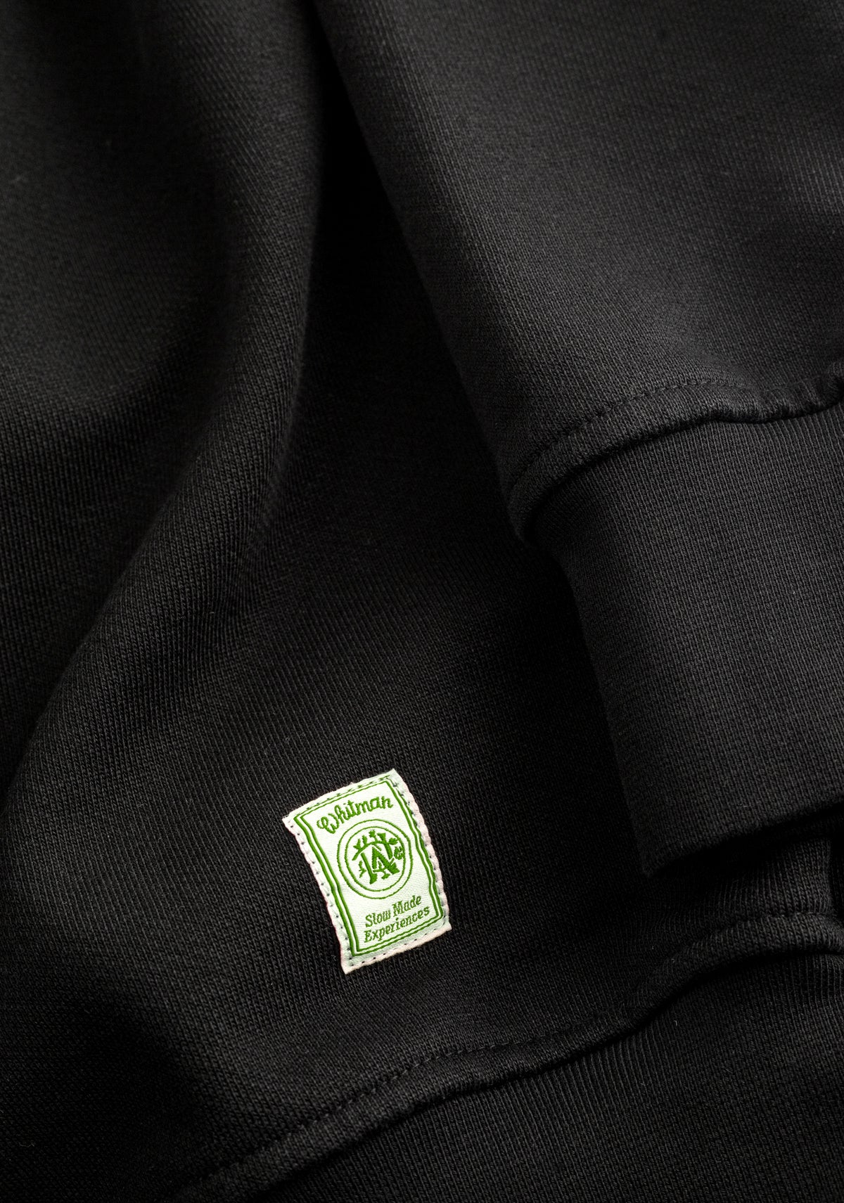 Buzo H Crew Neck Unicolor Negro