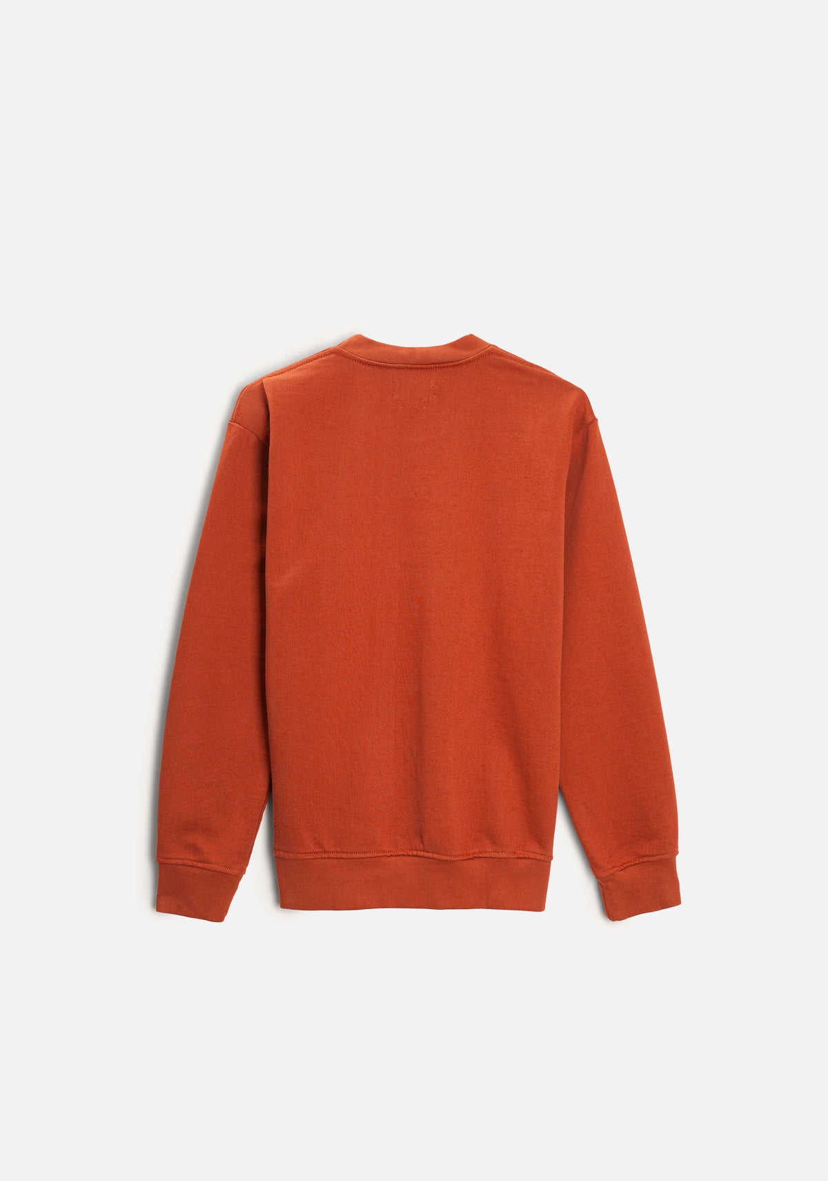Buzo H Crew Neck Unicolor Terracota-4