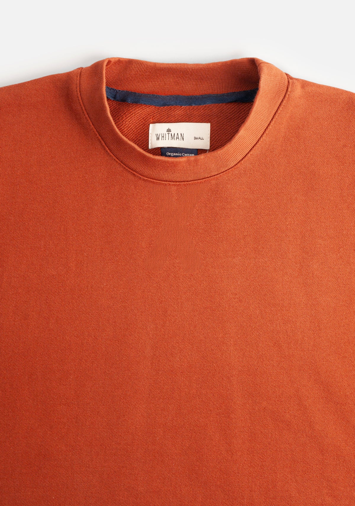 Buzo H Crew Neck Unicolor Terracota-2