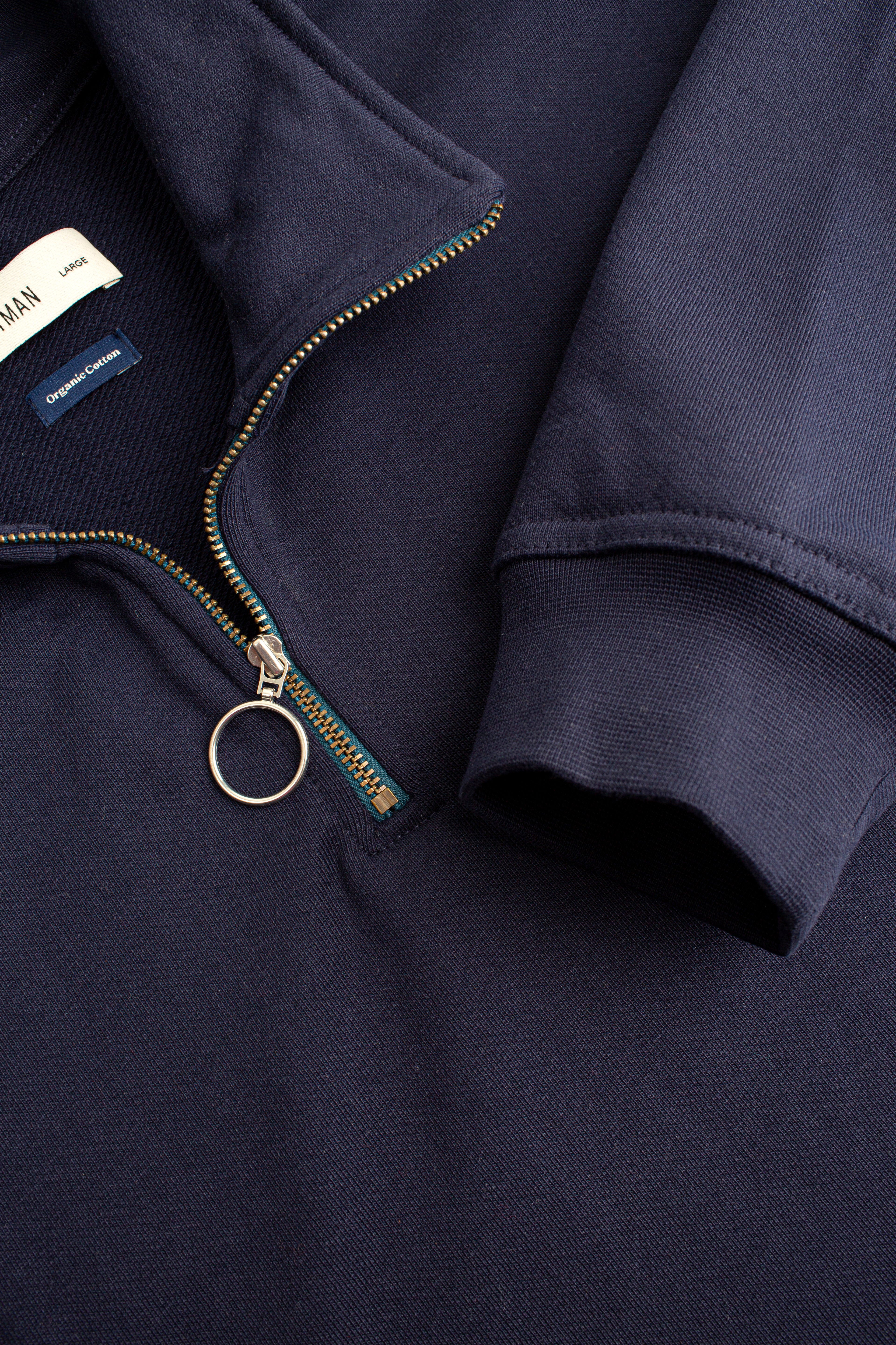Buzo H Half Zip Oliver Azul