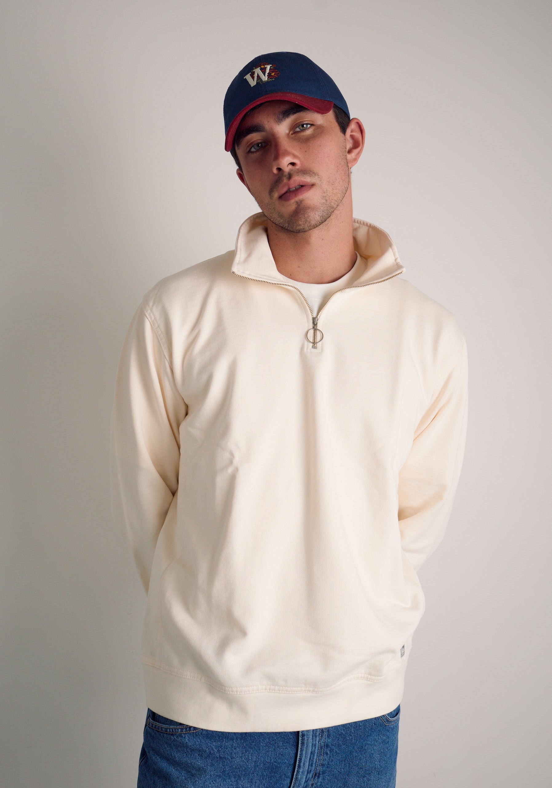 Buzo H Half Zip Oliver Marfil