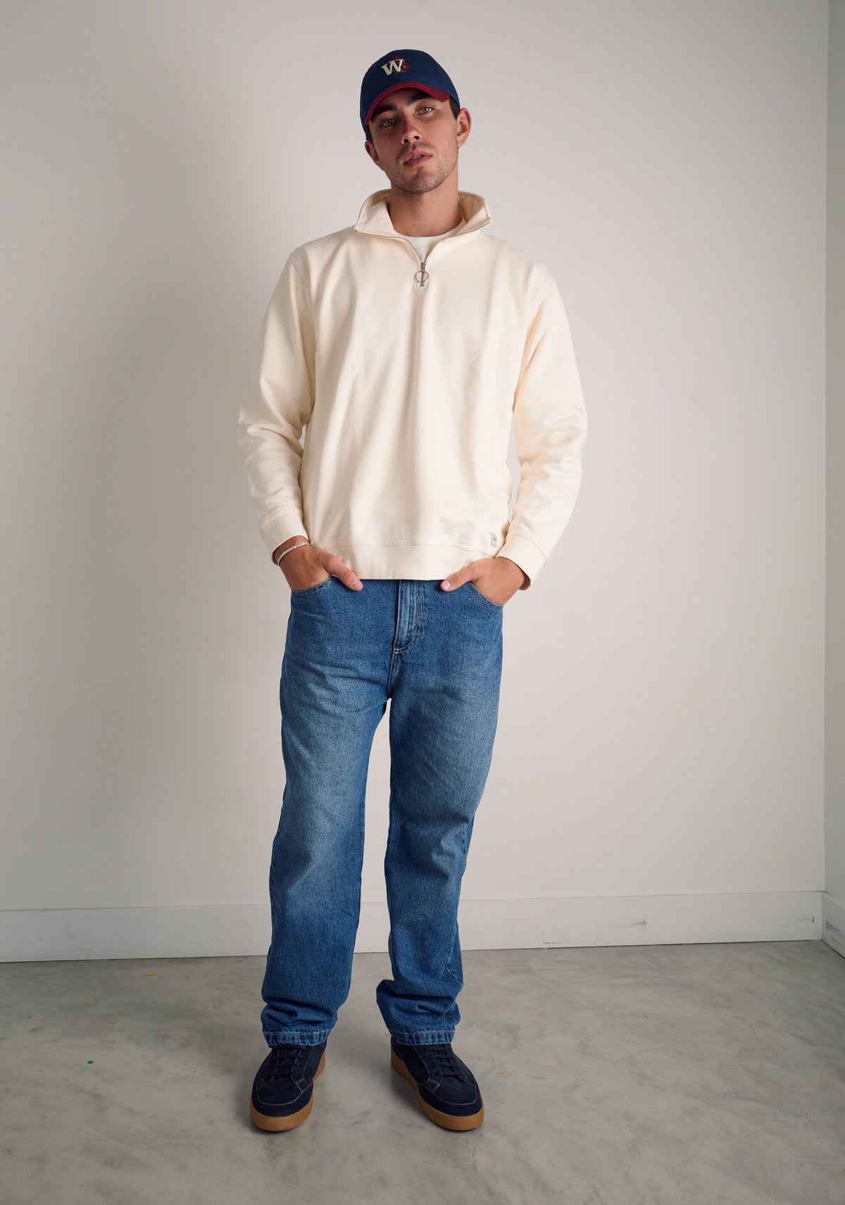 Buzo H Half Zip Oliver Marfil