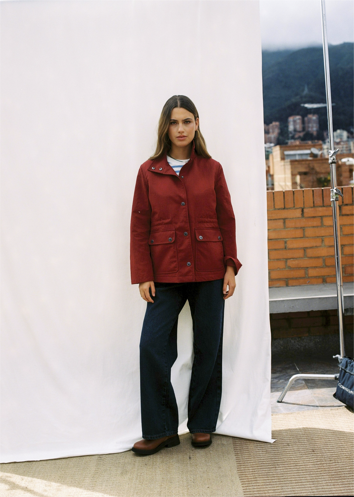Chaqueta M Celina Vino Medio