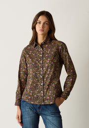 Camisa Allegra fd Negro Est Rosa
