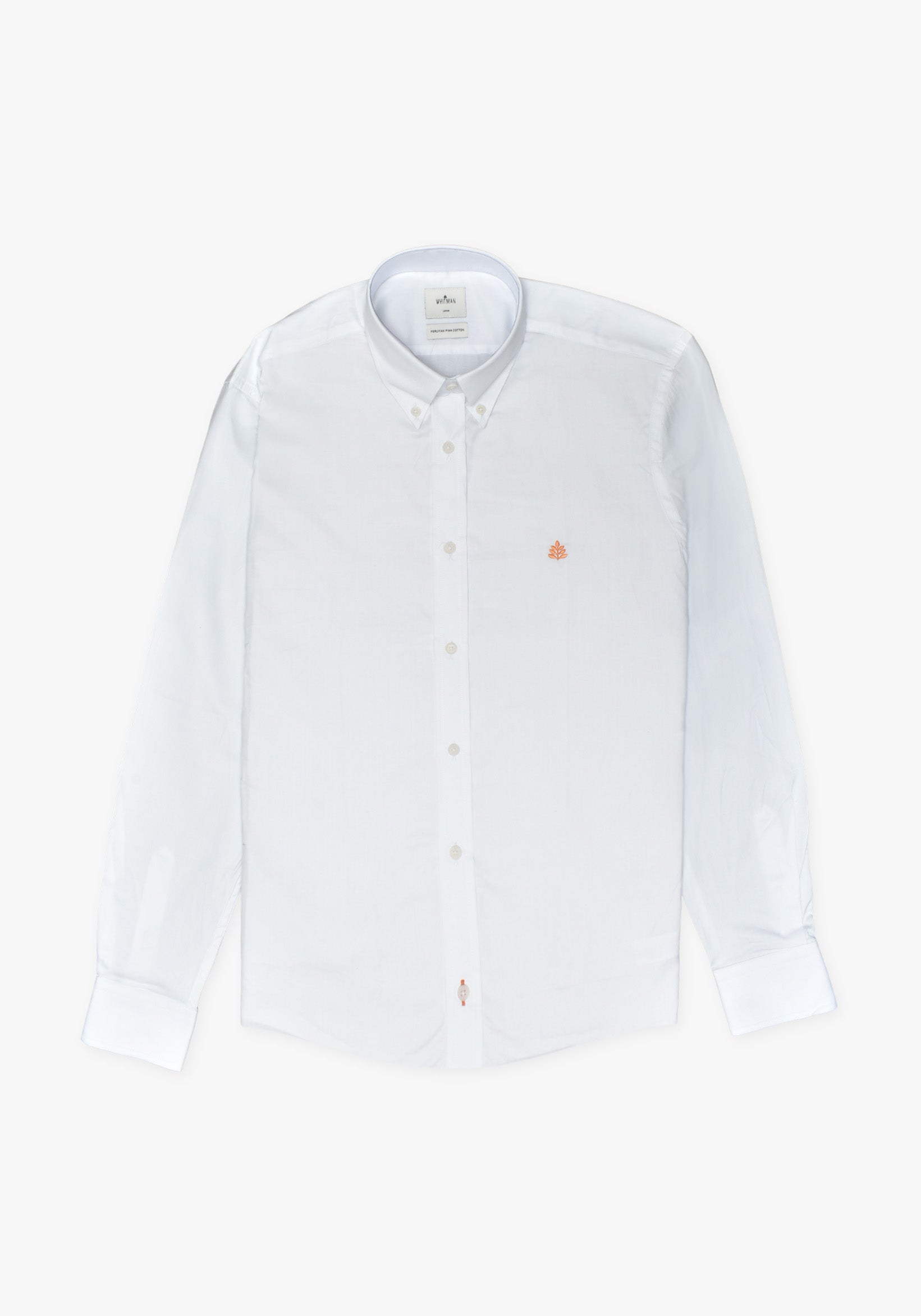 Camisa Blanca Cuello Button Down L-Nar