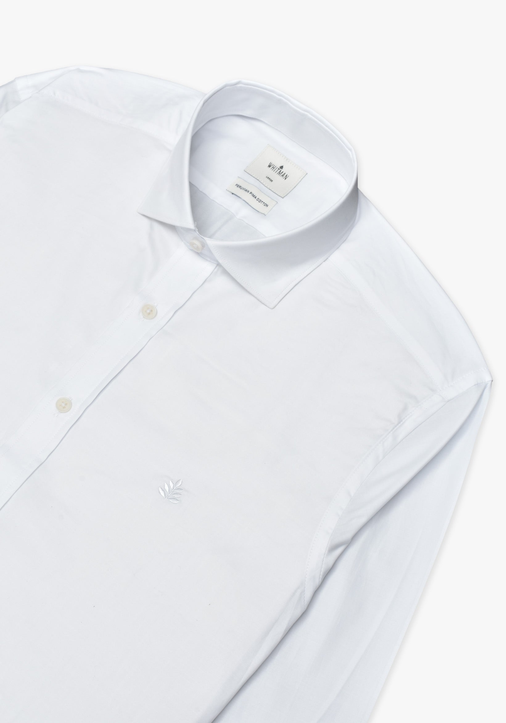 Camisa Blanca Cuello Francés L-Atn