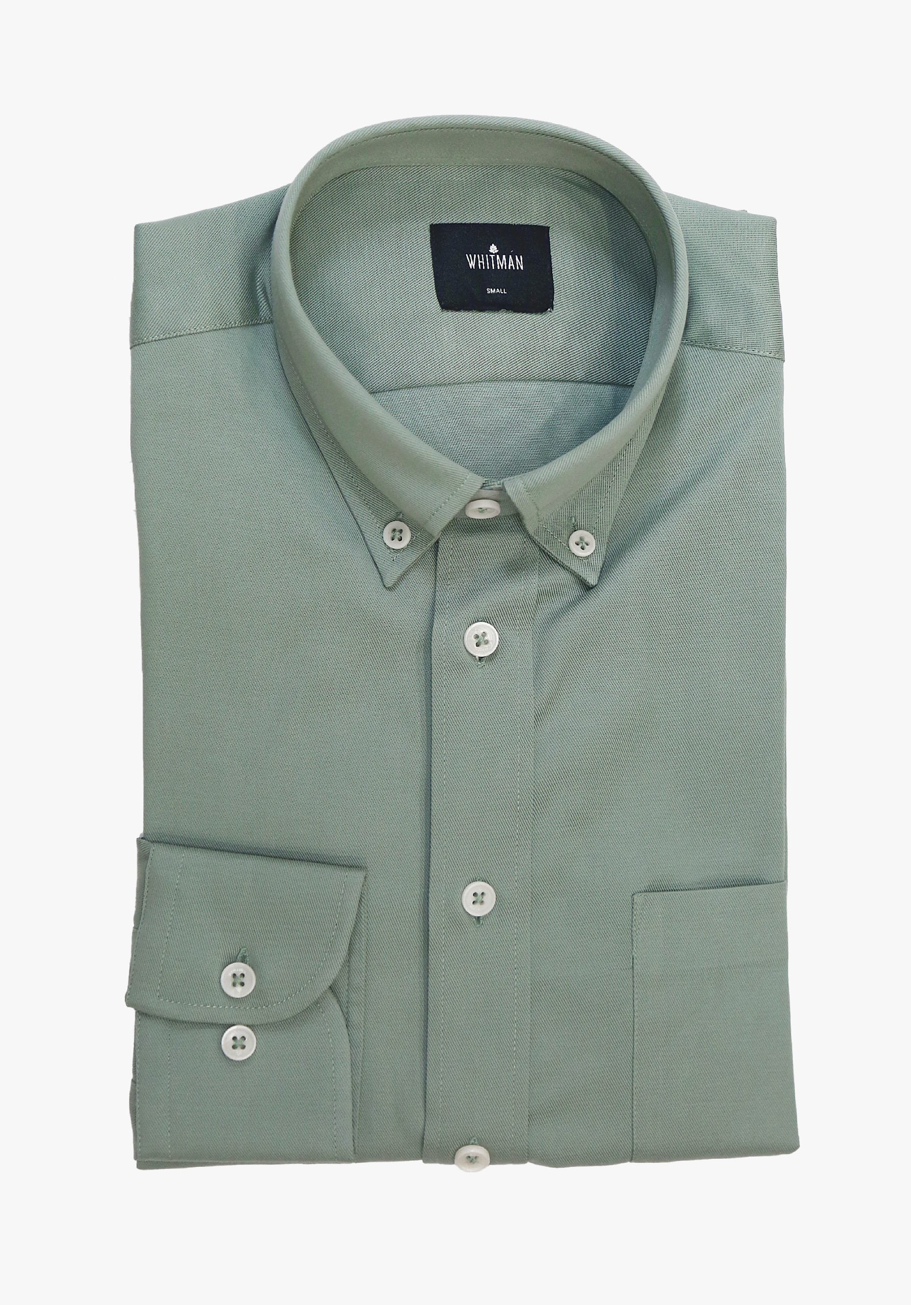 Camisa Bolsillo Verde Menta