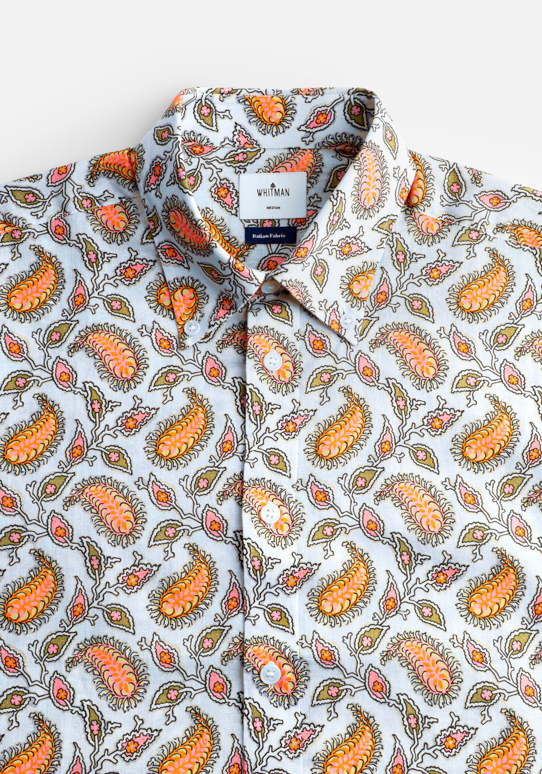 Camisa CBD Arabescos Fondo Marfil