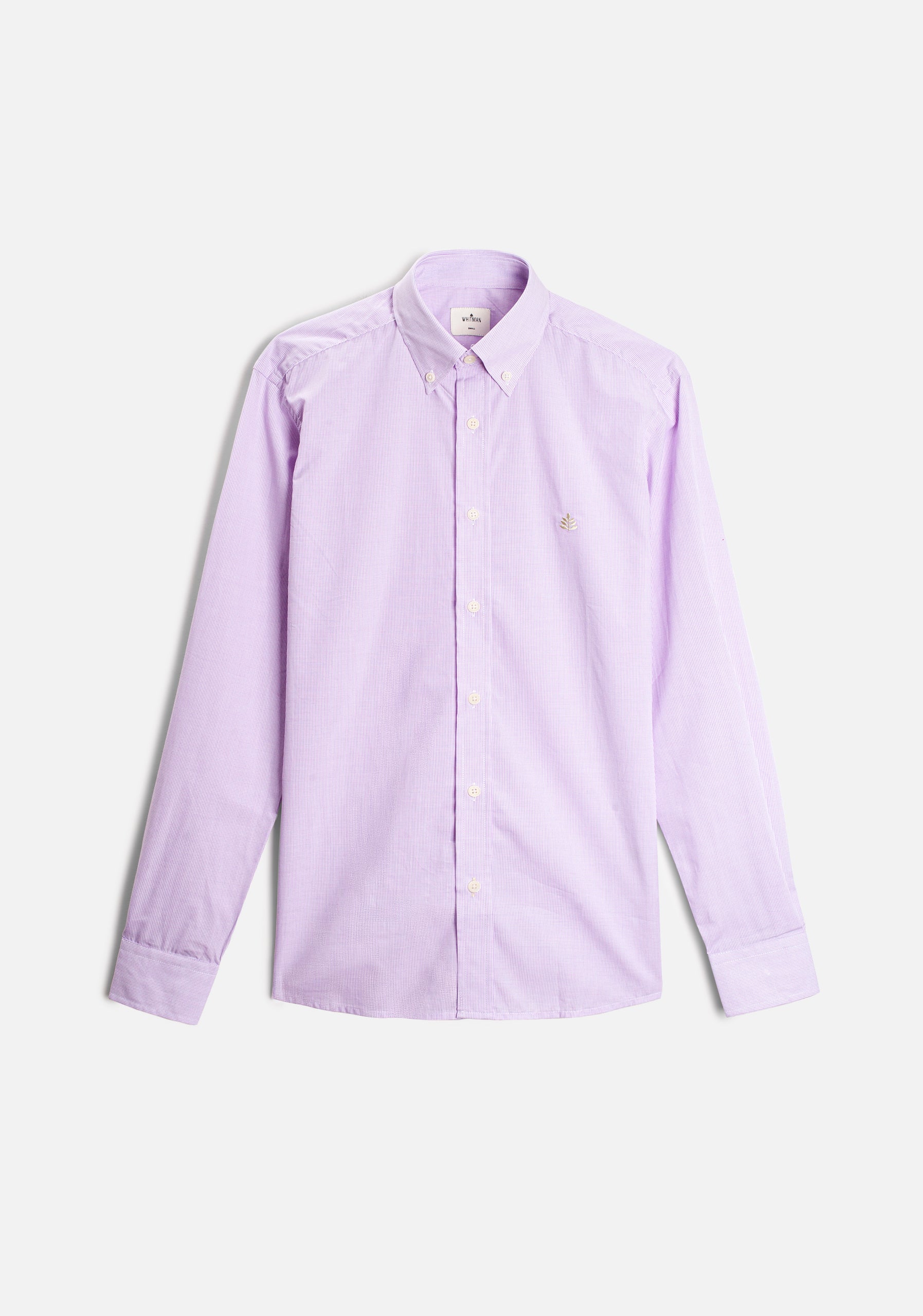 Camisa Cuadros Peq Lila - Blanco CBD L-mar