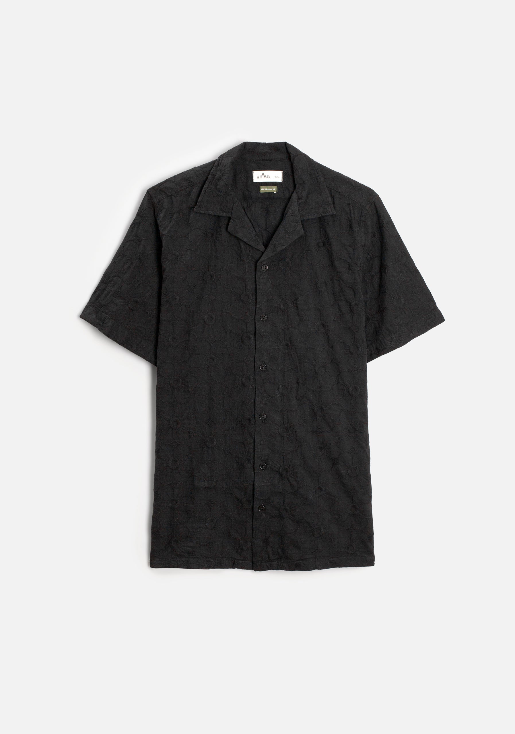 Camisa Cubana Ojal. Bonn Negro