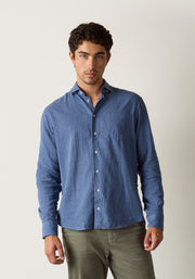 Camisa H CF Felix Cuadros Peq Azul Medio