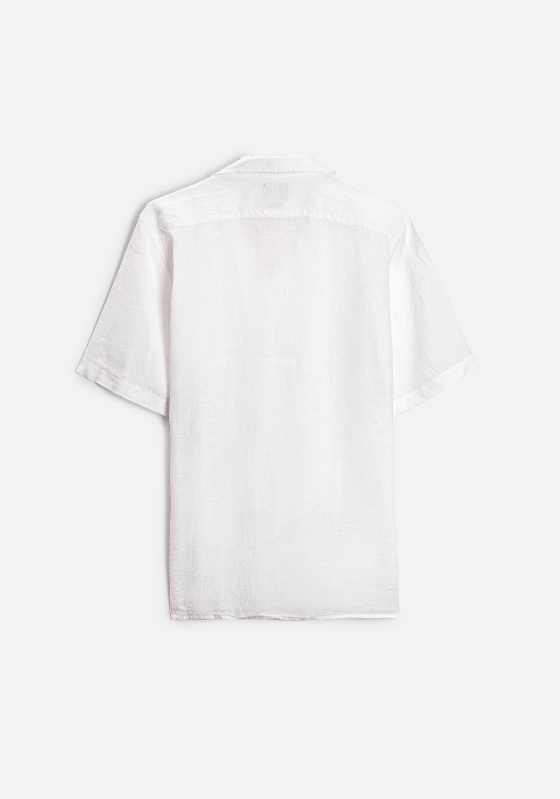 Camisa Guayabera Bol. Manga Corta Blanco