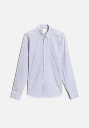 Camisa H CBD Cuadros Peq Azul Osc