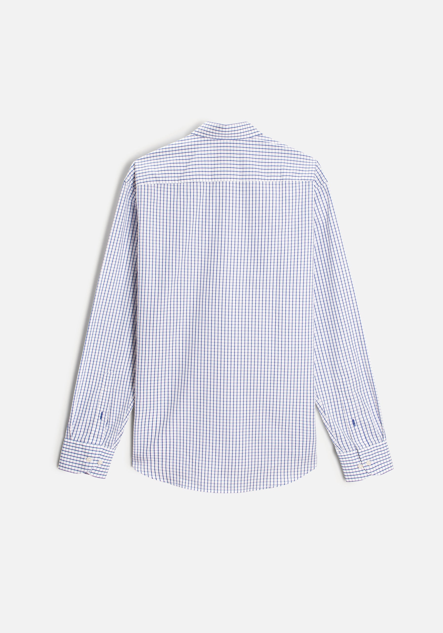 Camisa H CBD Cuadros Grd L-Azl Azul Osc-4