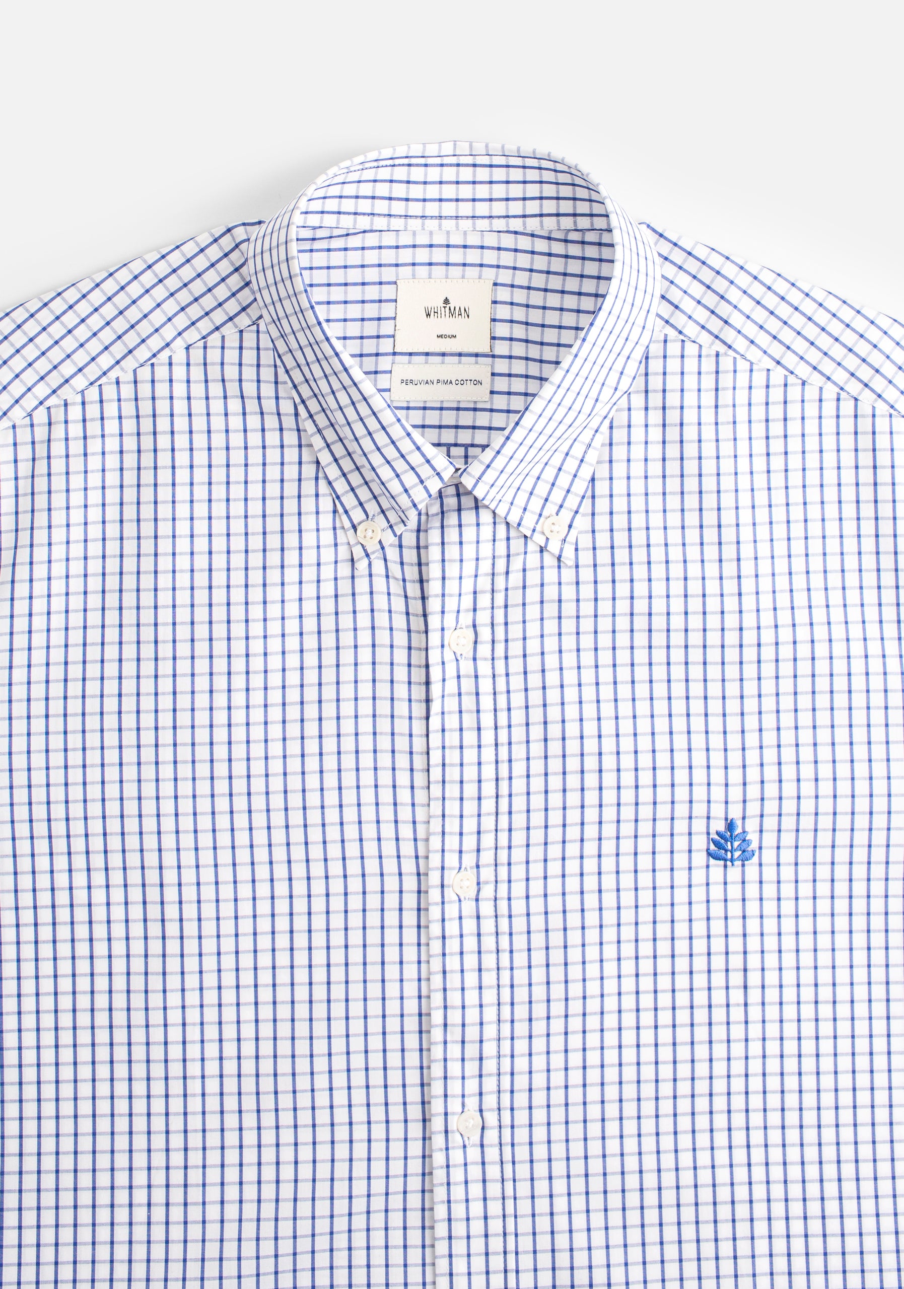 Camisa H CBD Cuadros Grd L-Azl Azul Osc