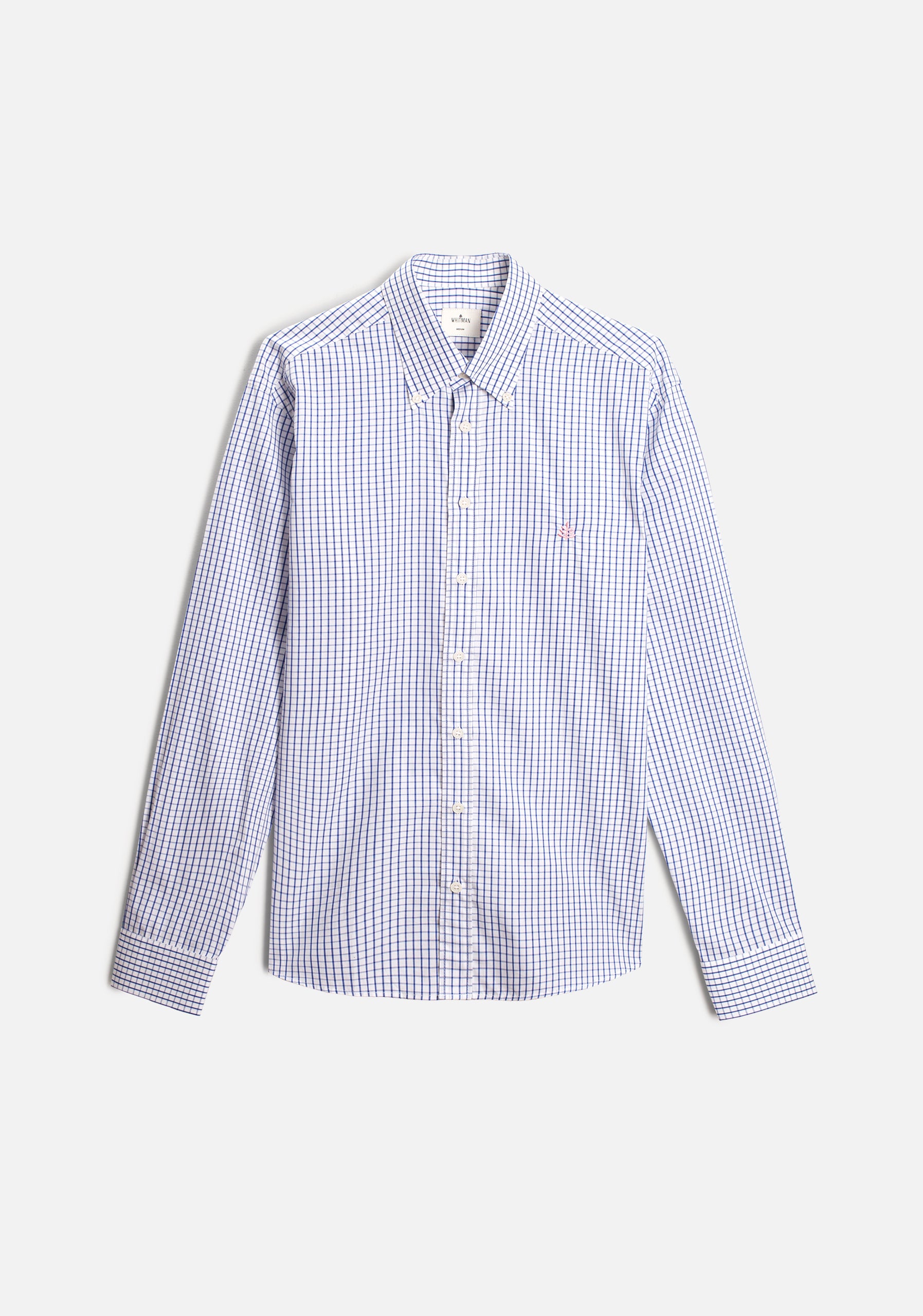 Camisa H CBD Cuadros Grd. L-Ros Azul Oscuro