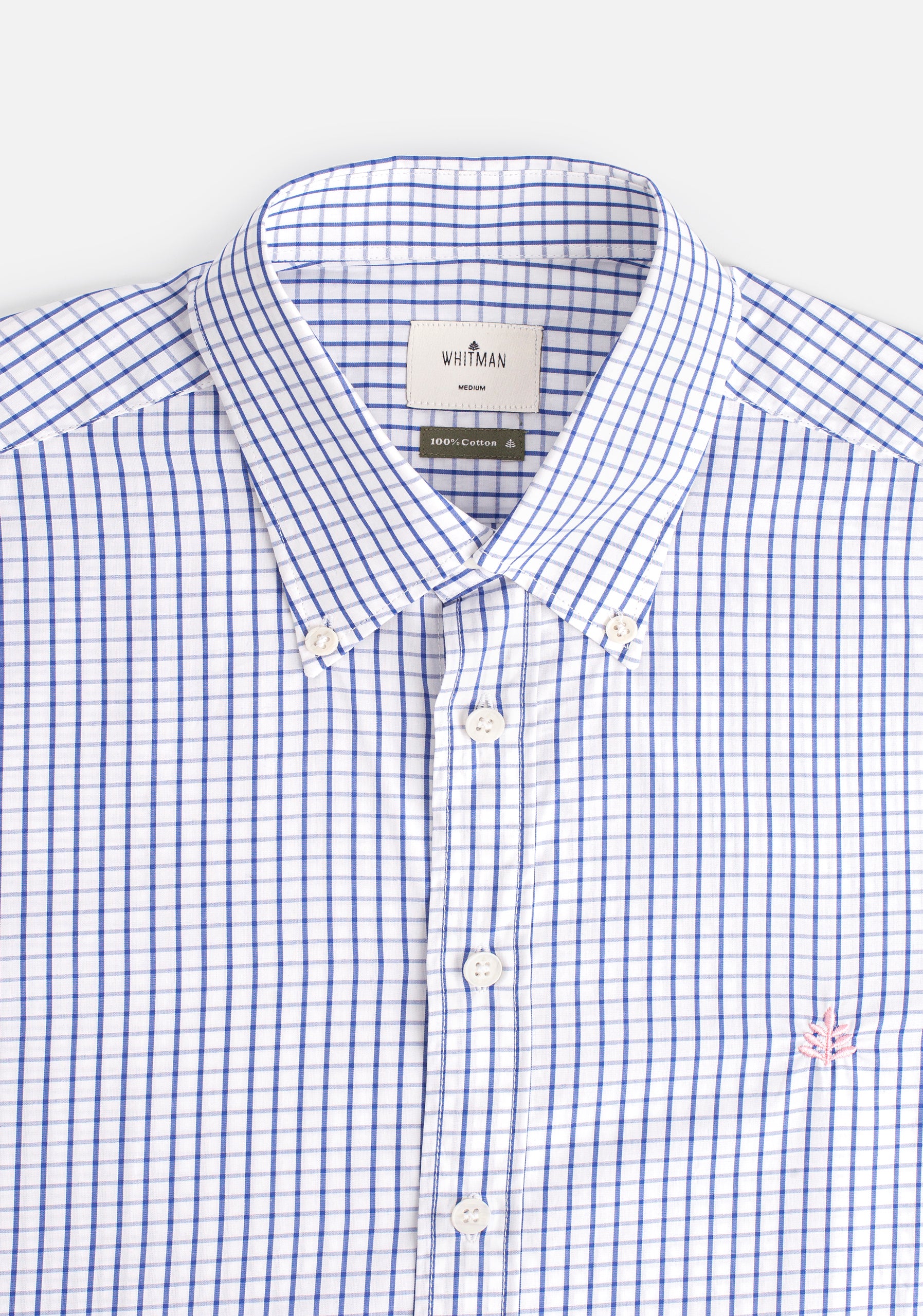 Camisa H CBD Cuadros Grd. L-Ros Azul Oscuro