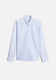 Camisa H CBD Cuadros L-Azl Azul Claro