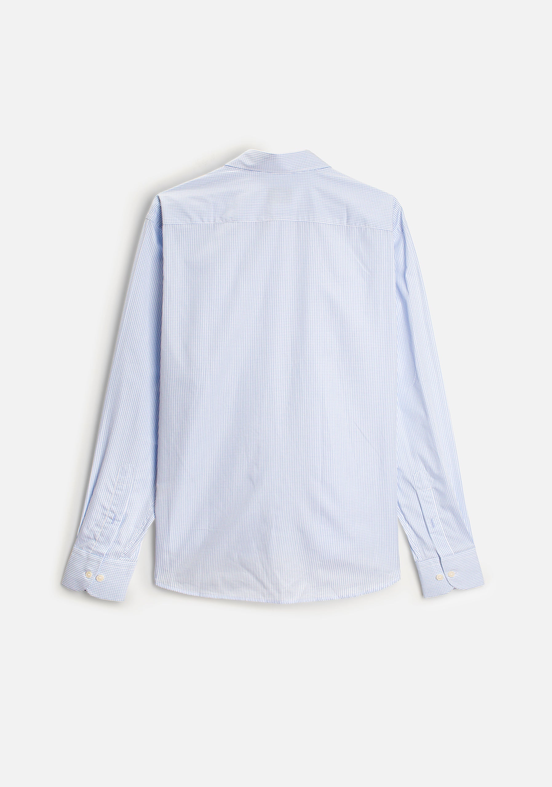 Camisa H CBD Cuadros Med L-Fuc Azul Medio