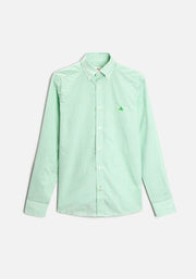Camisa H CBD Cuadros Peq L-Atn Verde Claro