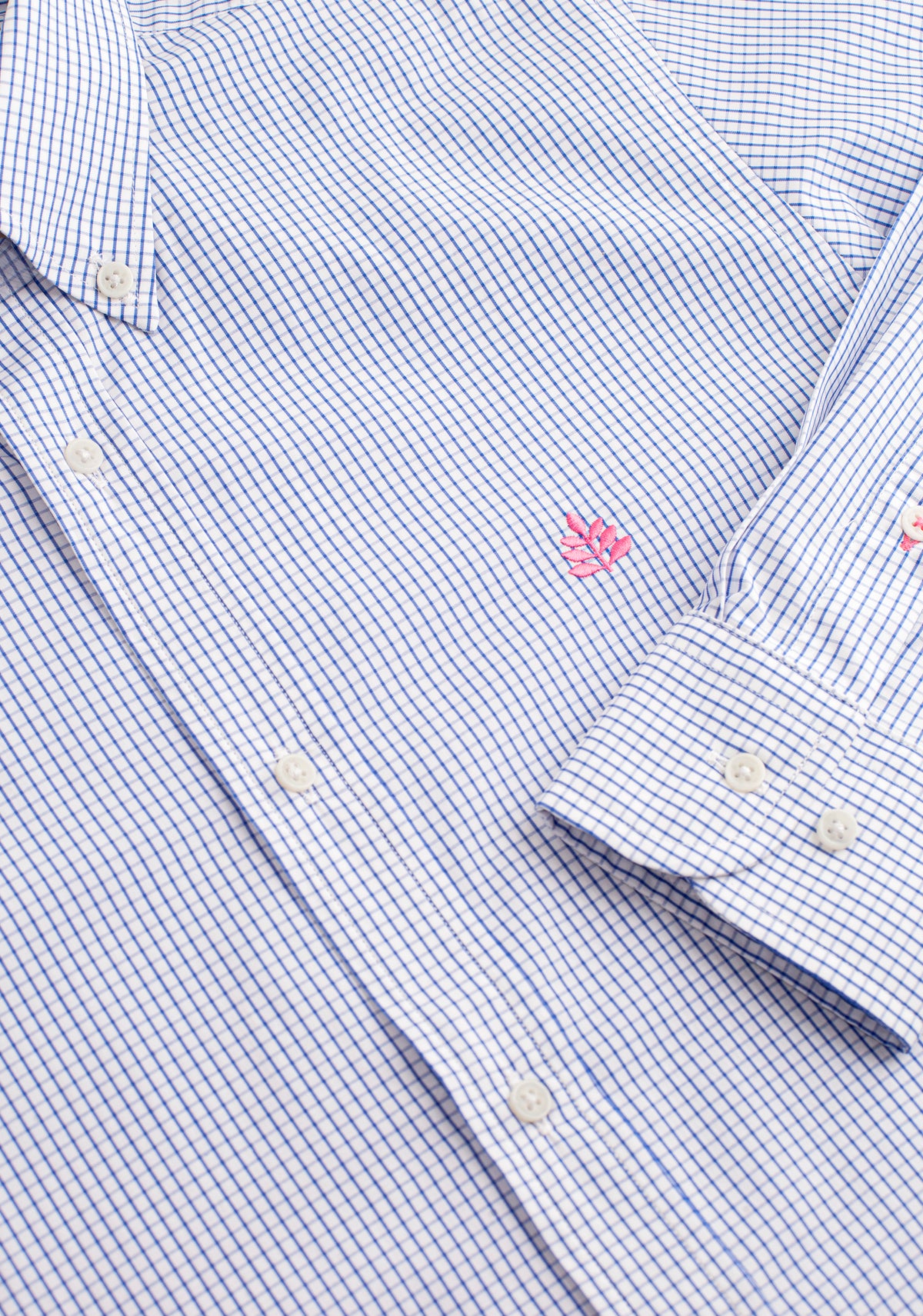 Camisa H CBD Cuadros L-Fuc Azul Med