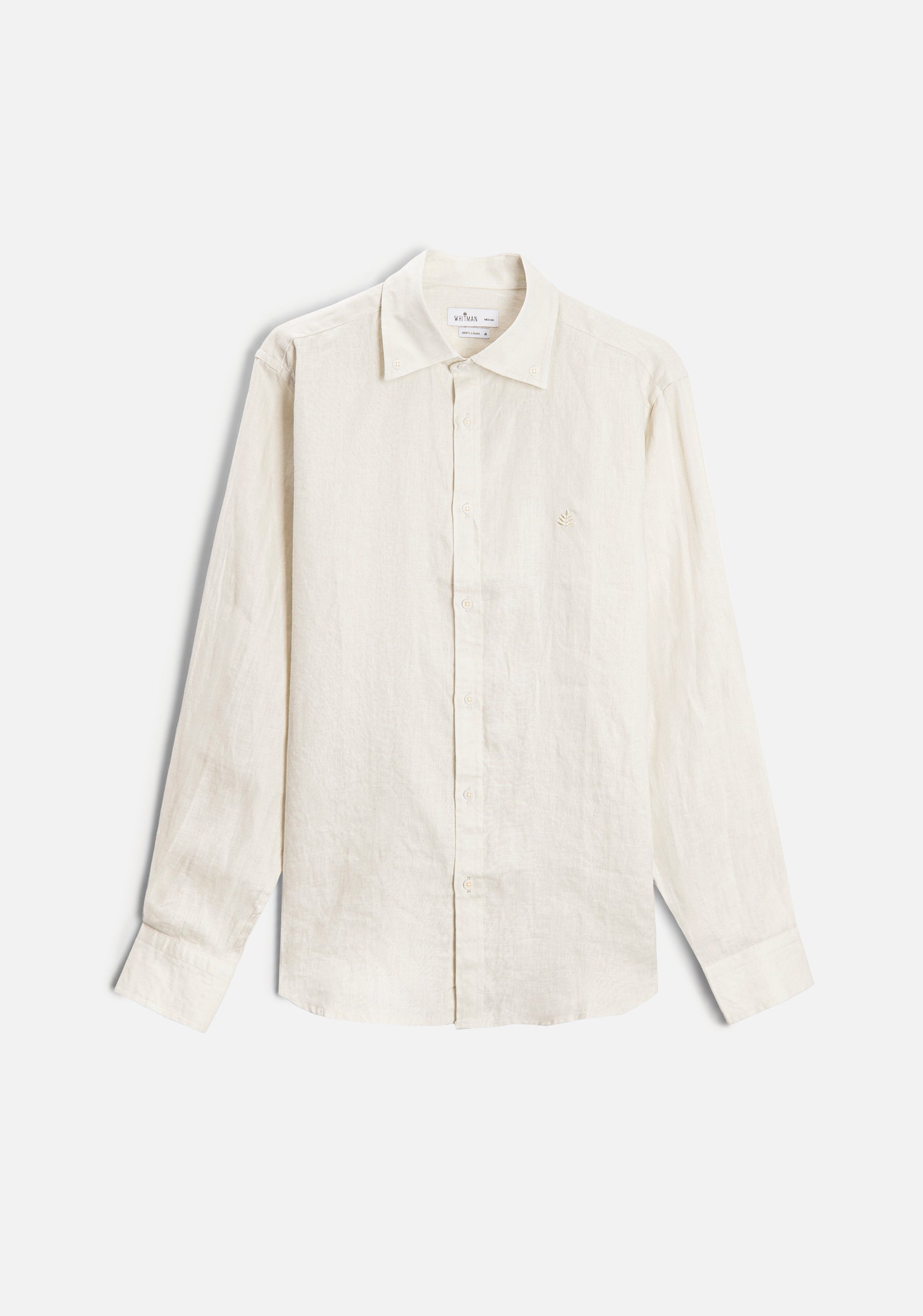 Camisa H CBD Lino L-Atn Marfil