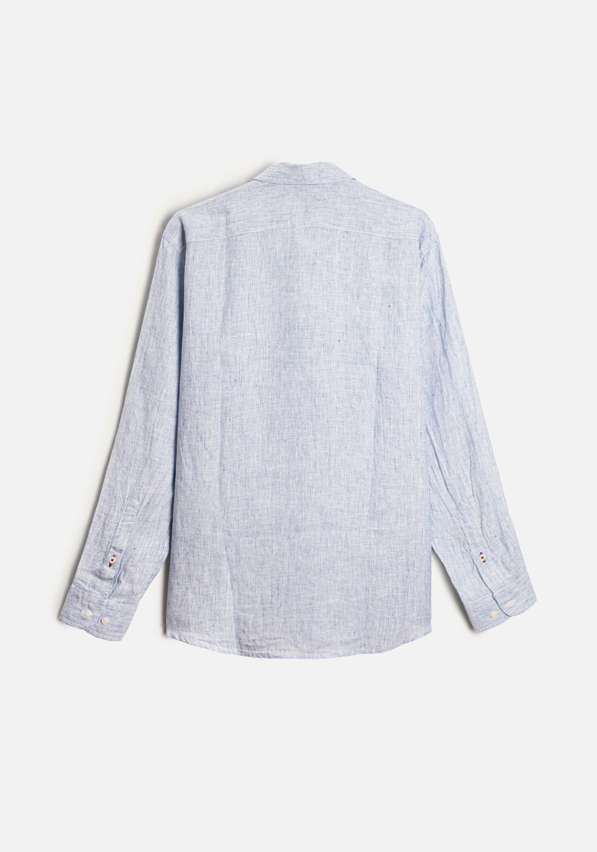 Camisa H CBD Lino L-Vin Rayas Azul Claro-Blanco