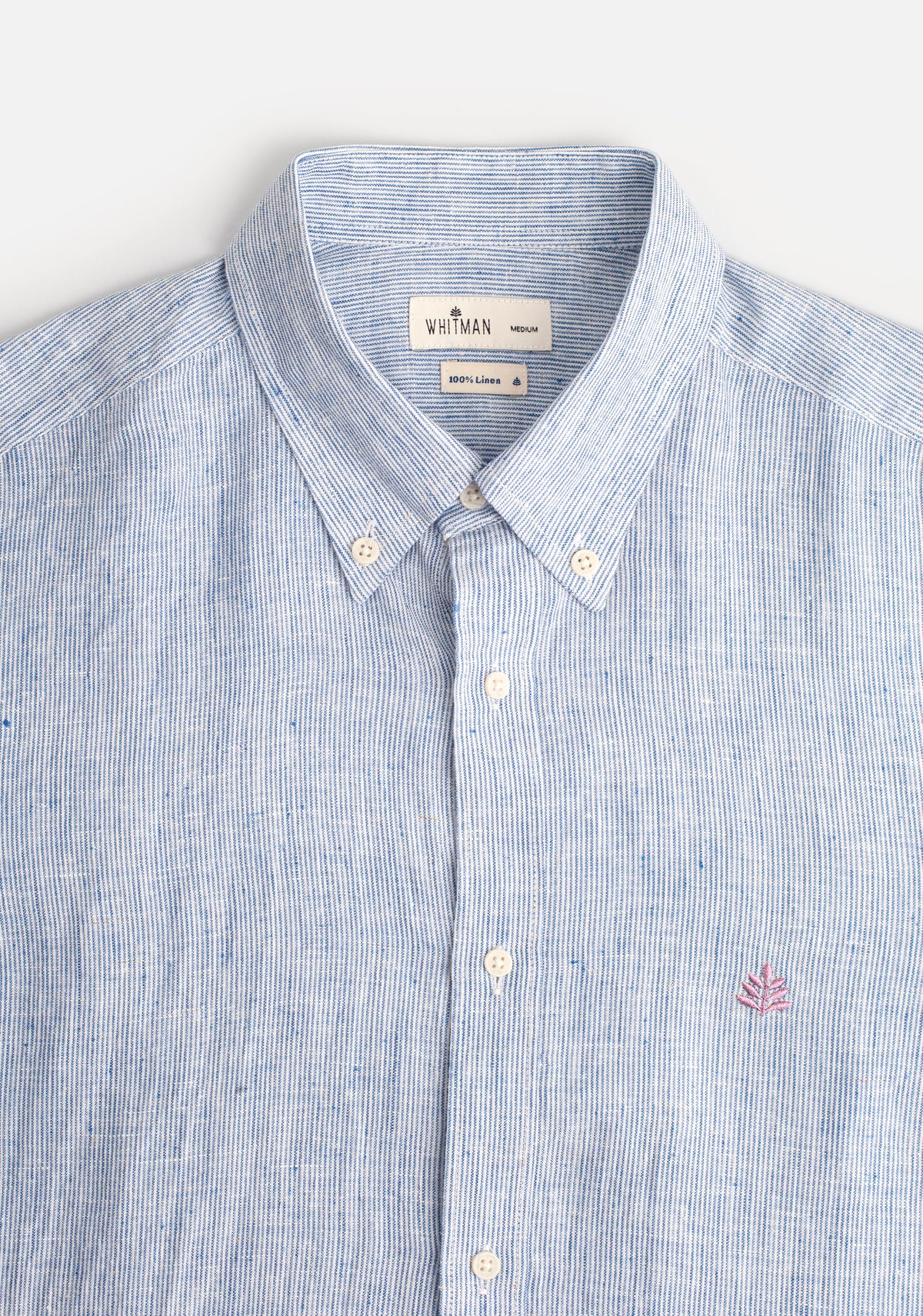 Camisa H CBD Lino Rayas L-Ros Azul Osc-3
