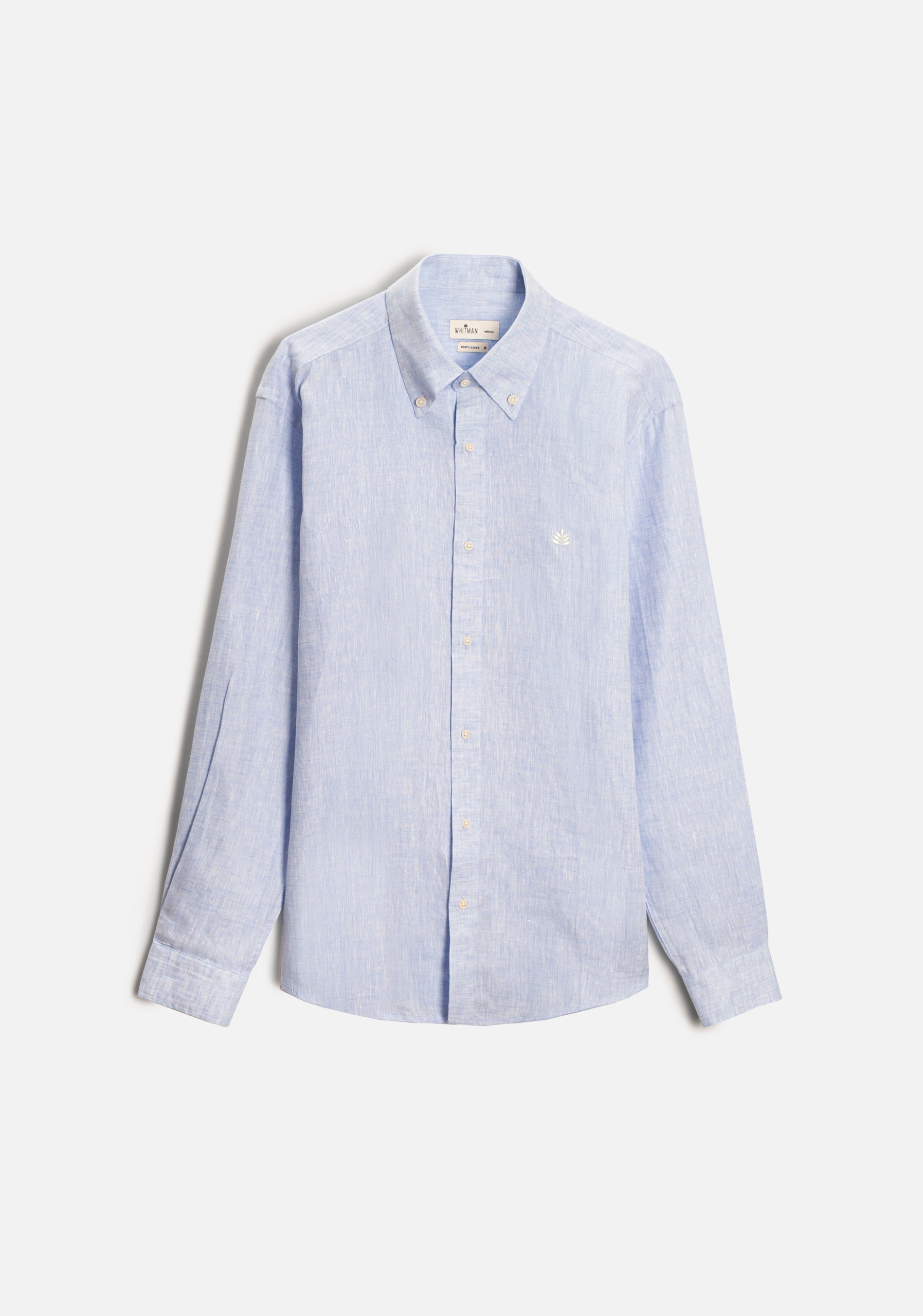 Camisa H CBD Lino L-Mar Azul Claro-1