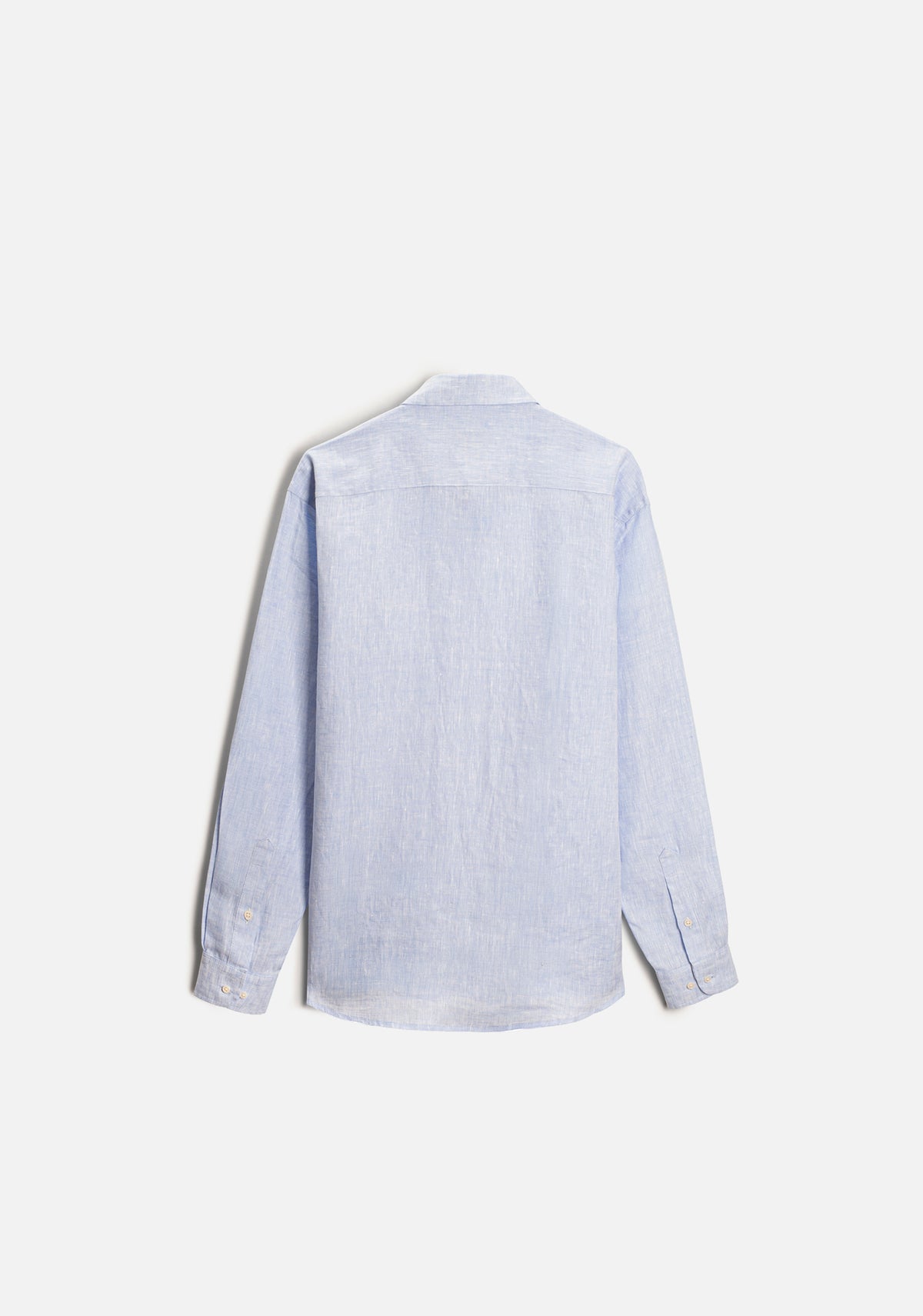 Camisa H CBD Lino L-Mar Azul Claro