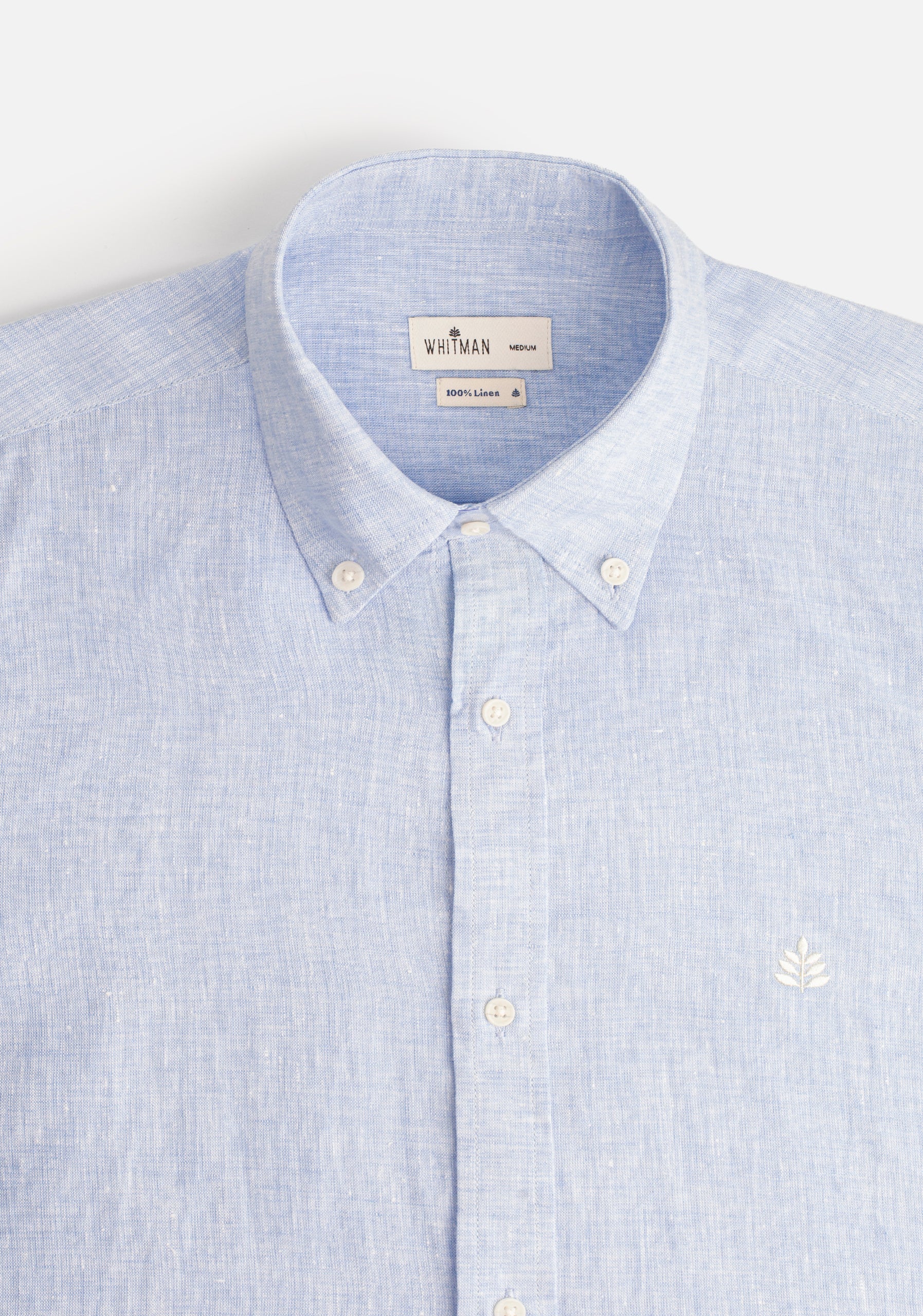 Camisa H CBD Lino L-Mar Azul Claro-2