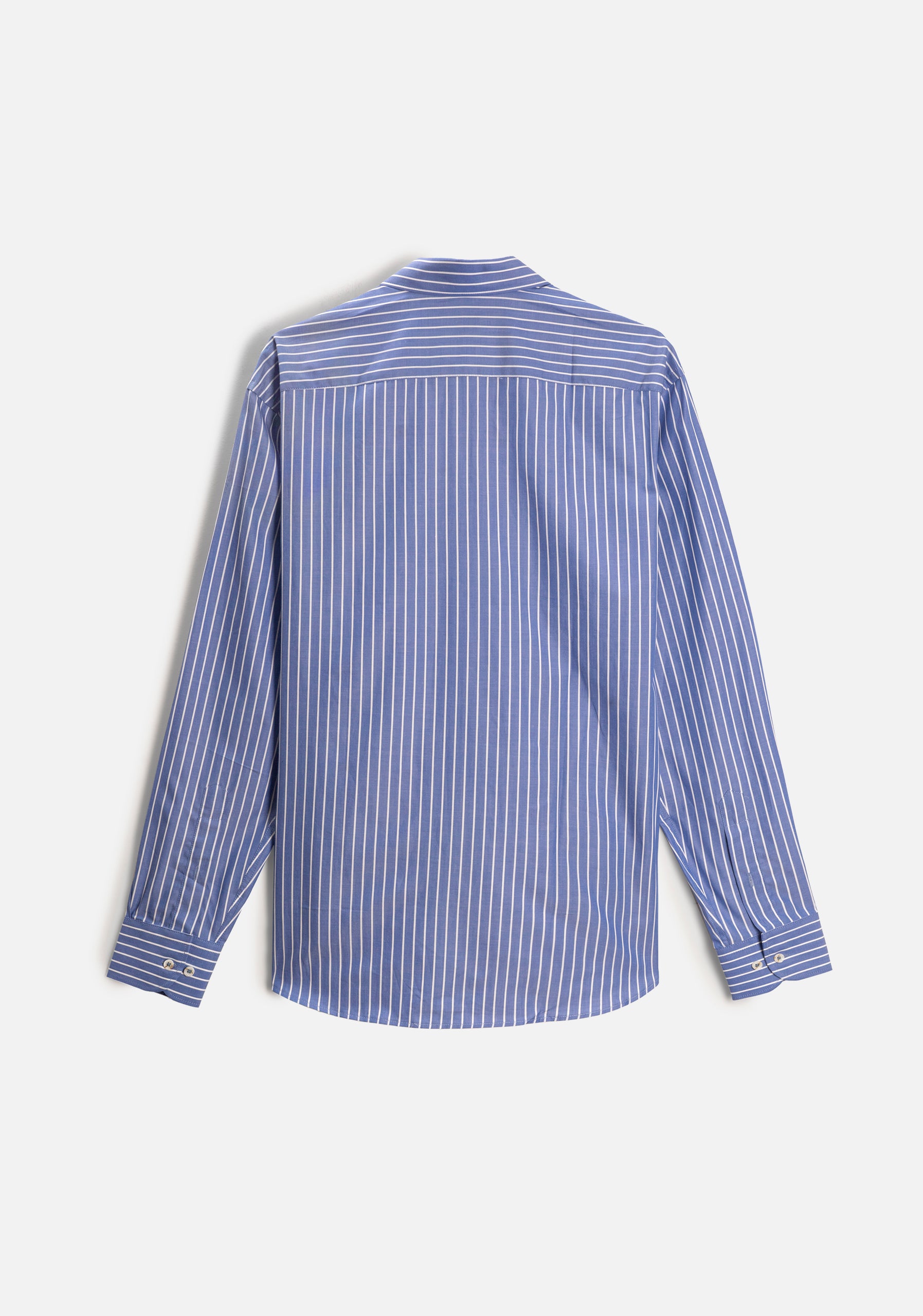 Camisa H CBD Rayas Bols Anc Azul Medio