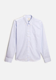 Camisa H CBD Rayas Bols Delg Azul Med