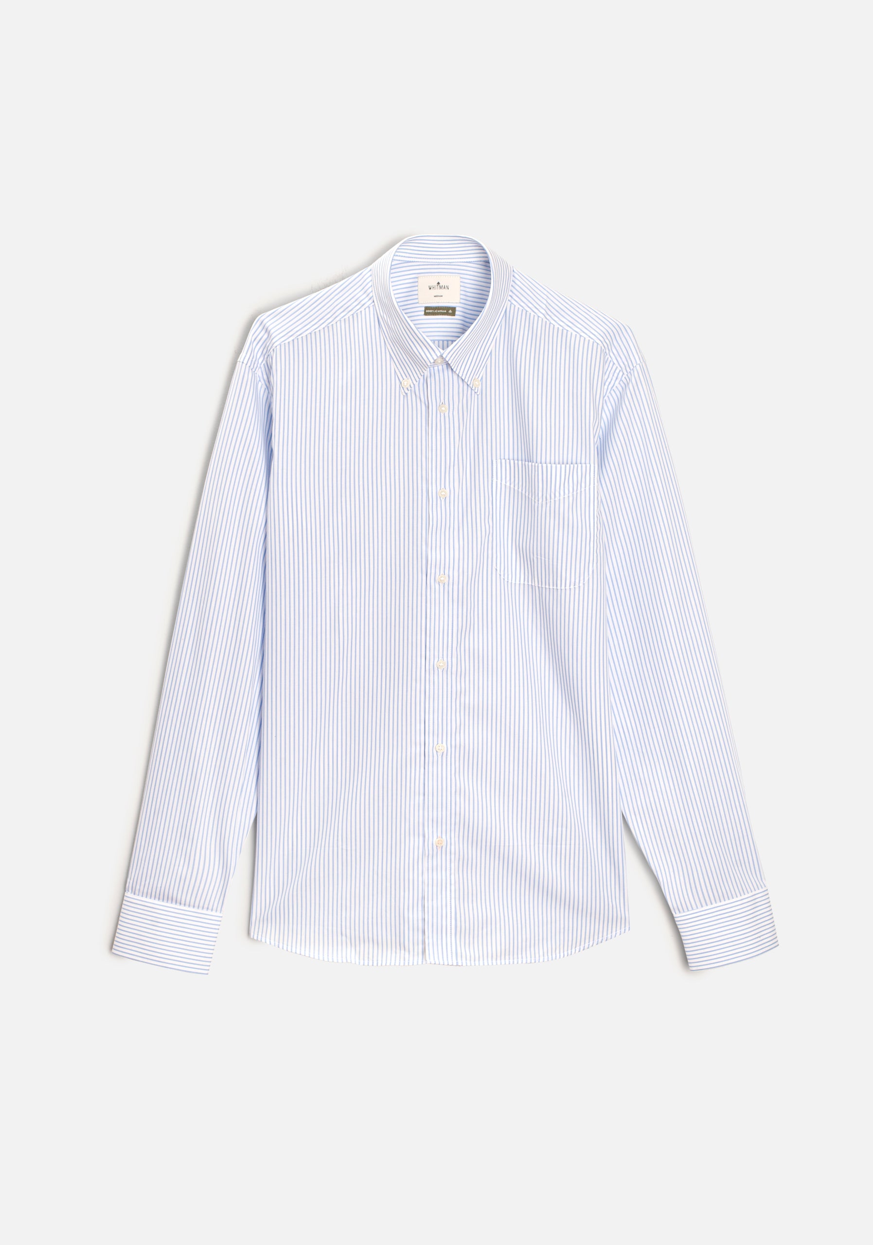 Camisa H CBD Rayas Azul Claro