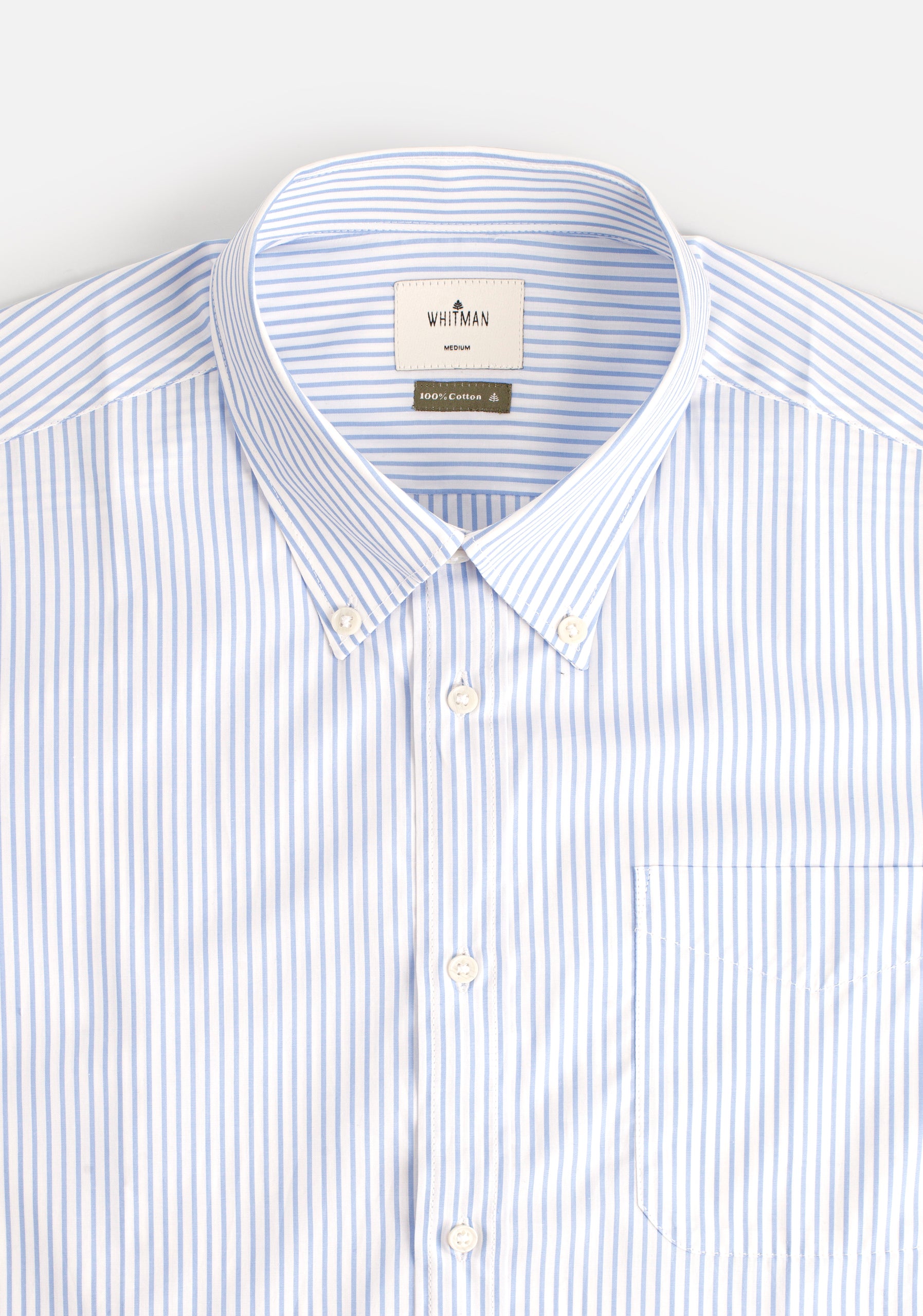 Camisa H CBD Rayas Azul Claro