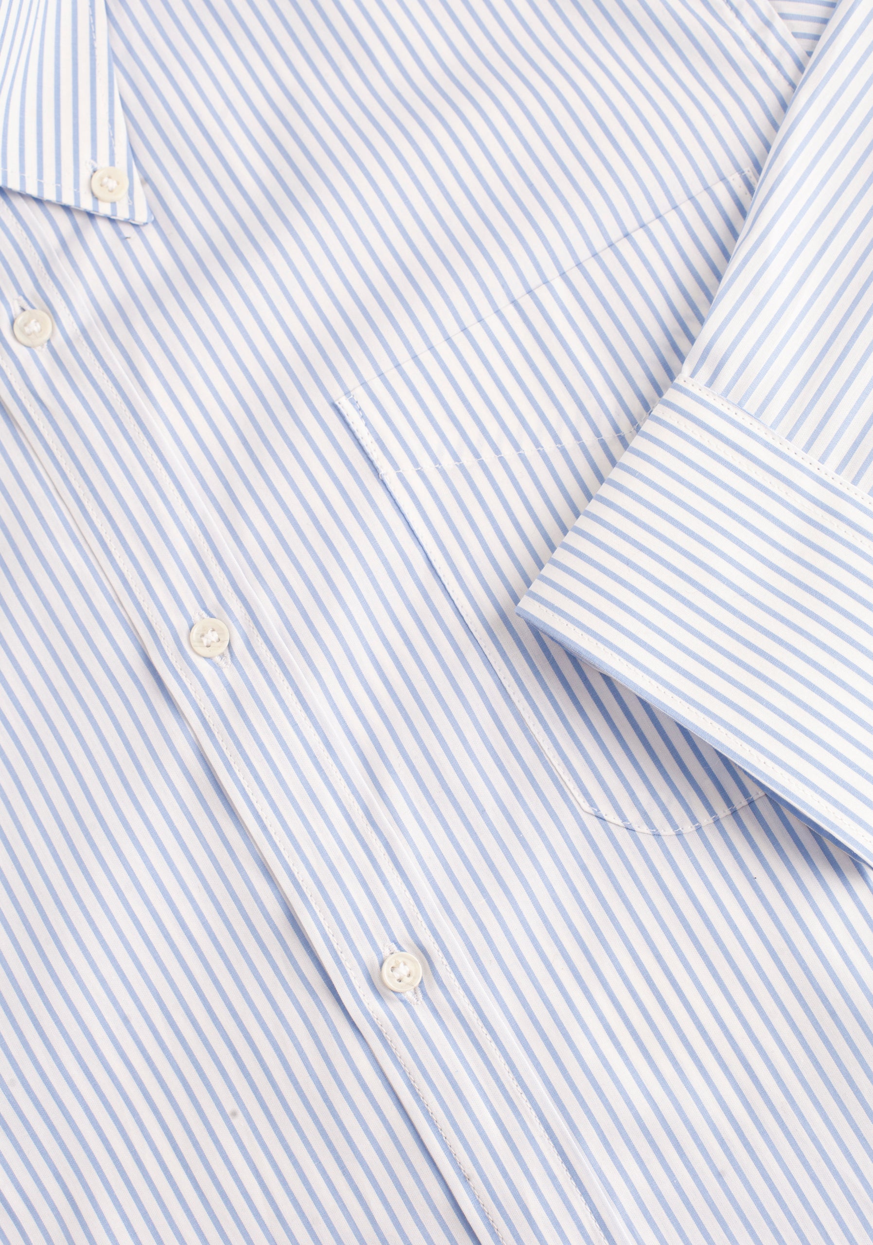 Camisa H CBD Rayas Azul Claro