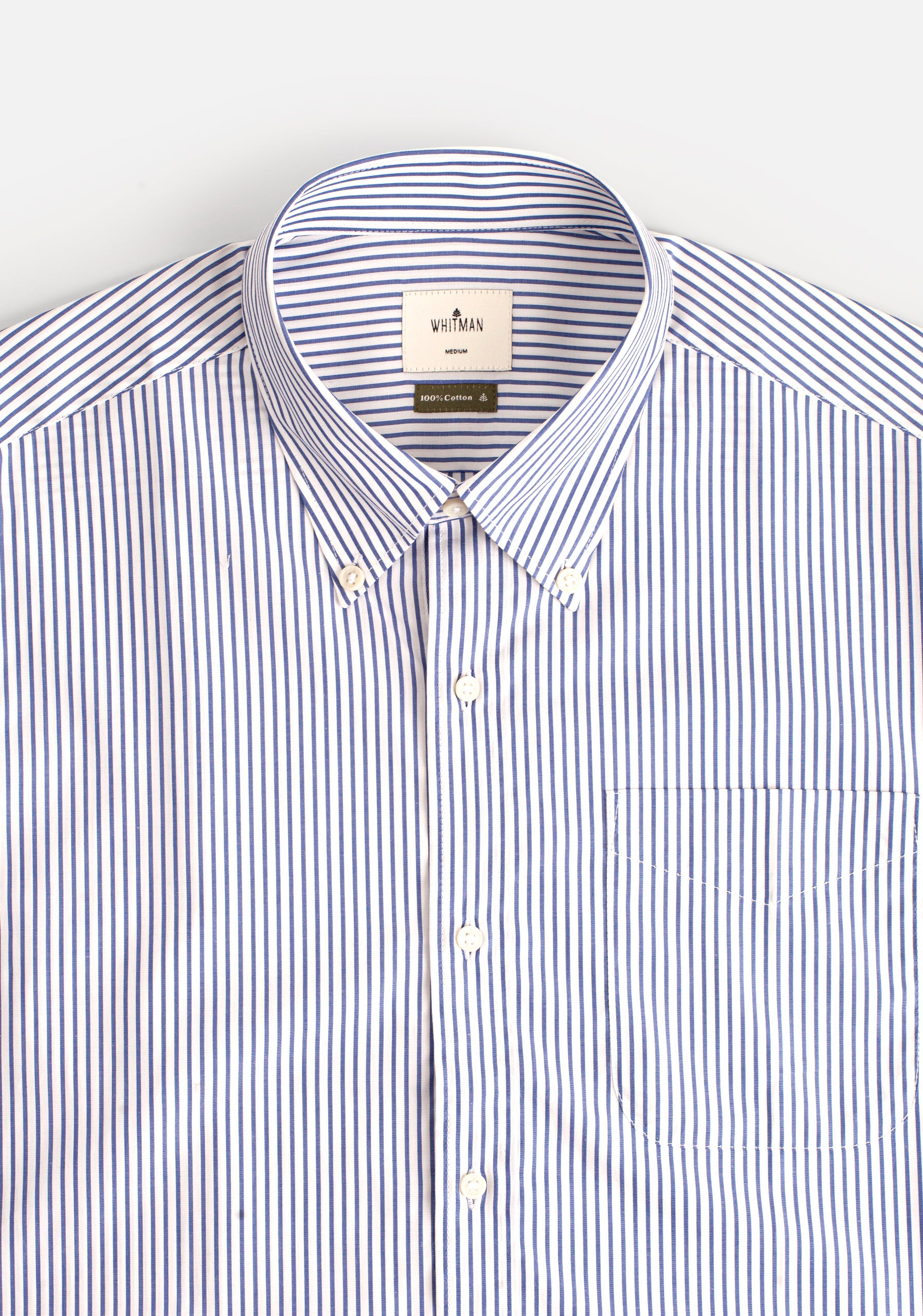 Camisa H CBD Rayas Azul Osc