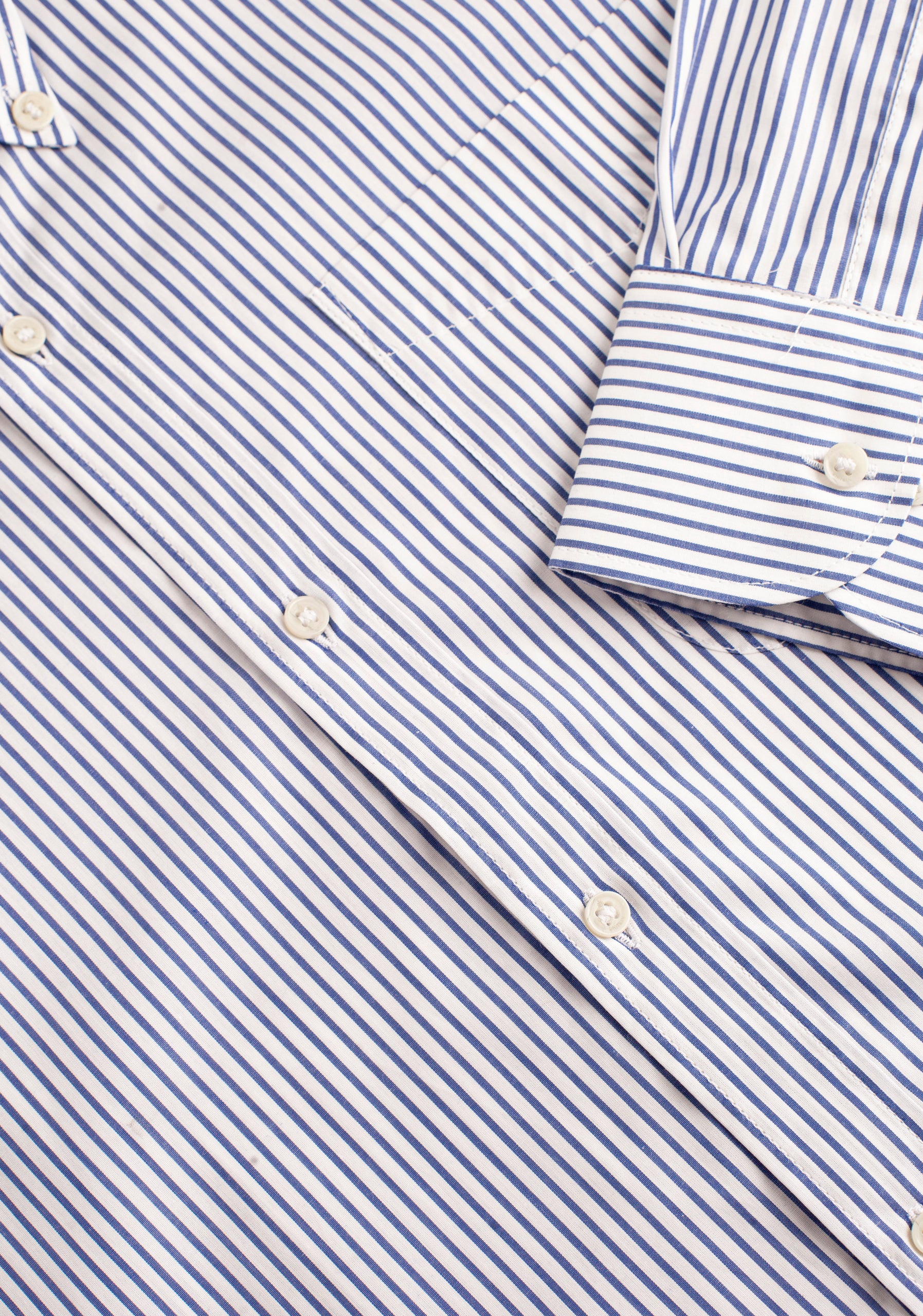 Camisa H CBD Rayas Azul Osc