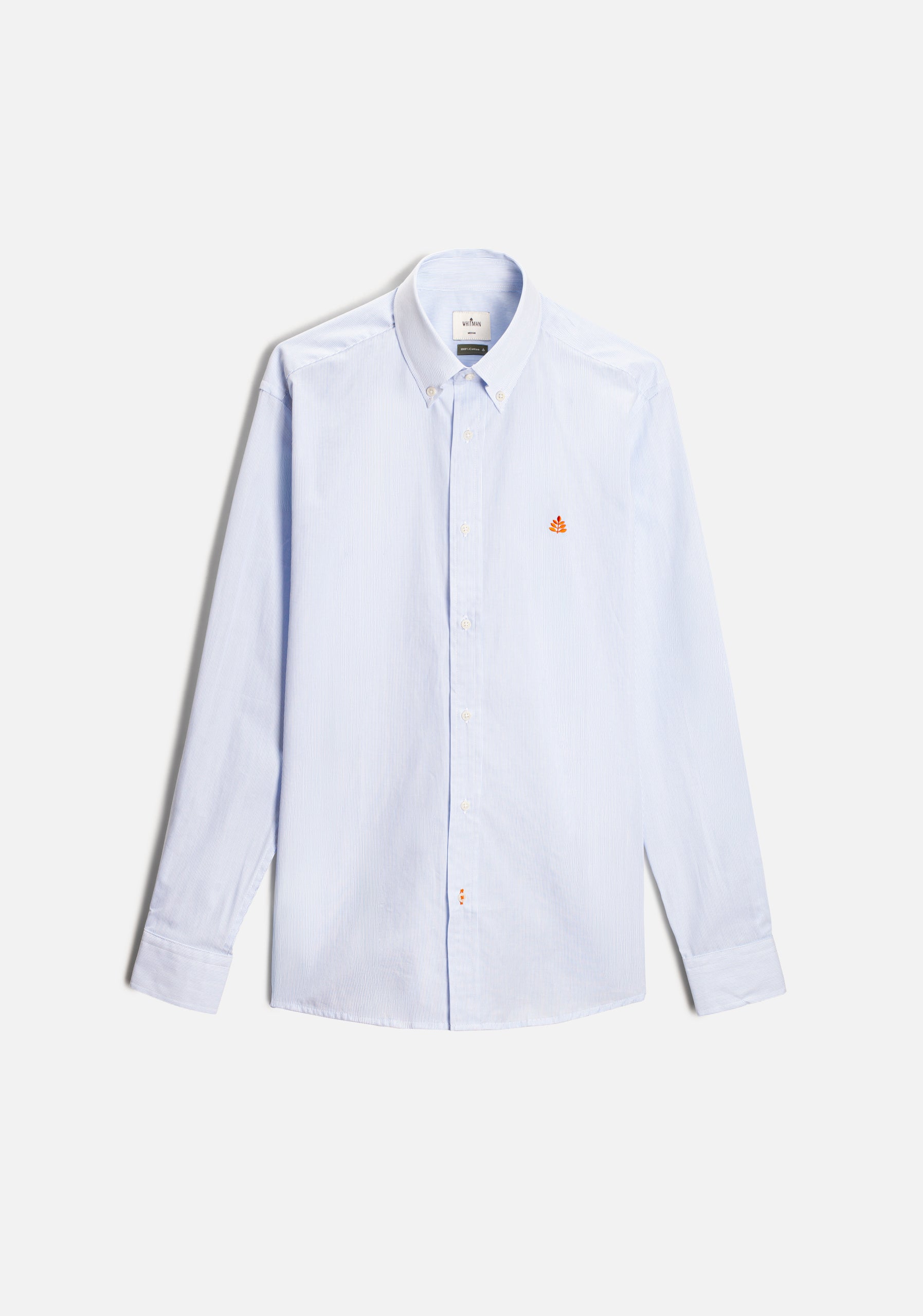 Camisa H CBD Rayas L-Nar Azul-Blanco