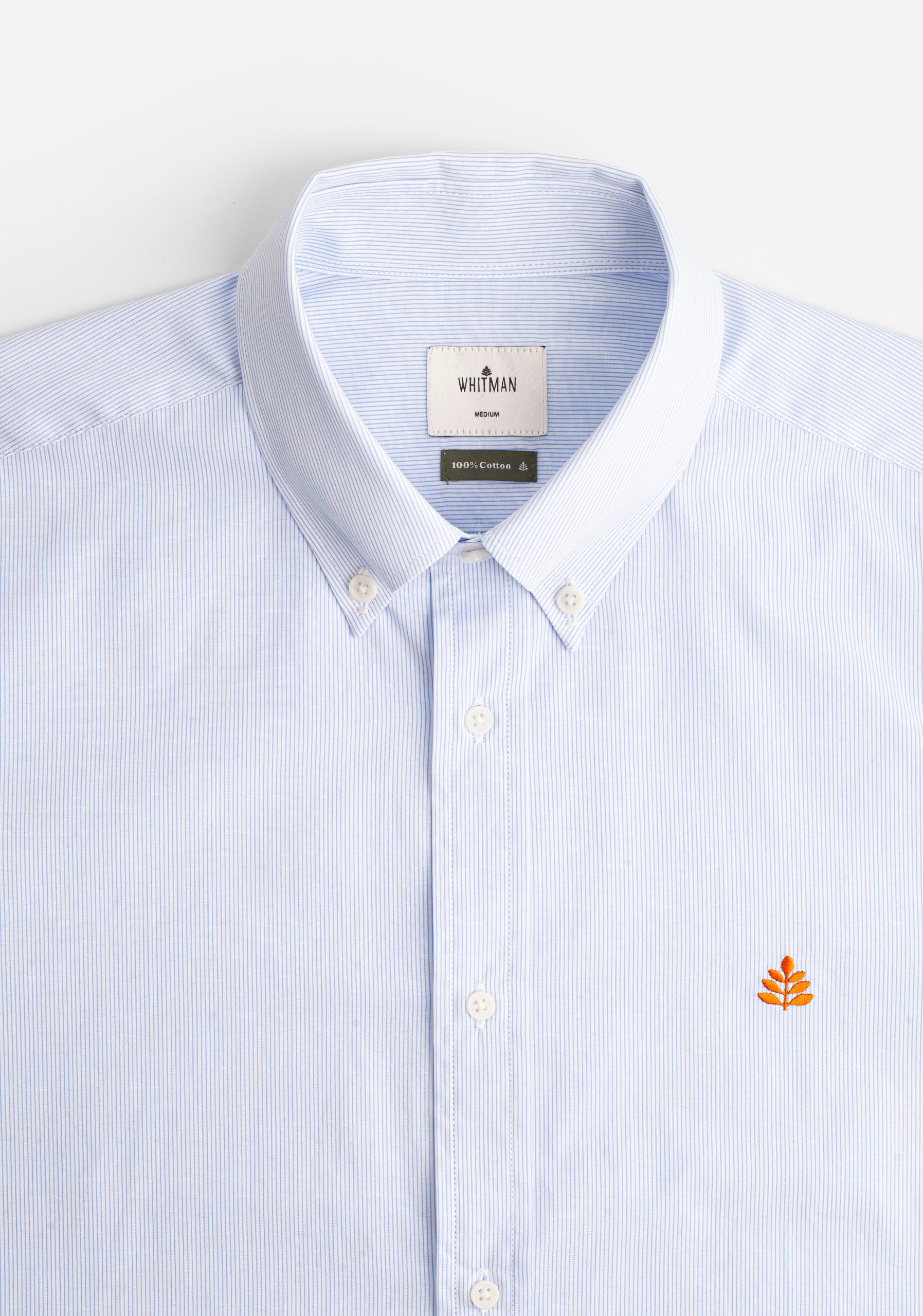 Camisa H CBD Rayas L-Nar Azul-Blanco