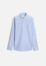 Camisa H CBD Rayas L-Atn Azul Osc